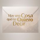 Hay una cosa que te quiero decir