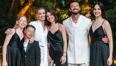 Eleonora Abbagnato e Federico Balzaretti, la foto con tutti i figli
