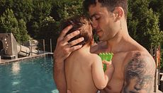 Il video di Pierpaolo Pretelli con il figlio Kian