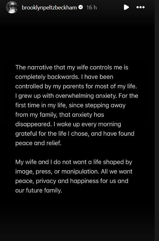 Immagini tratte dal profilo Instagram di Brooklyn Beckham