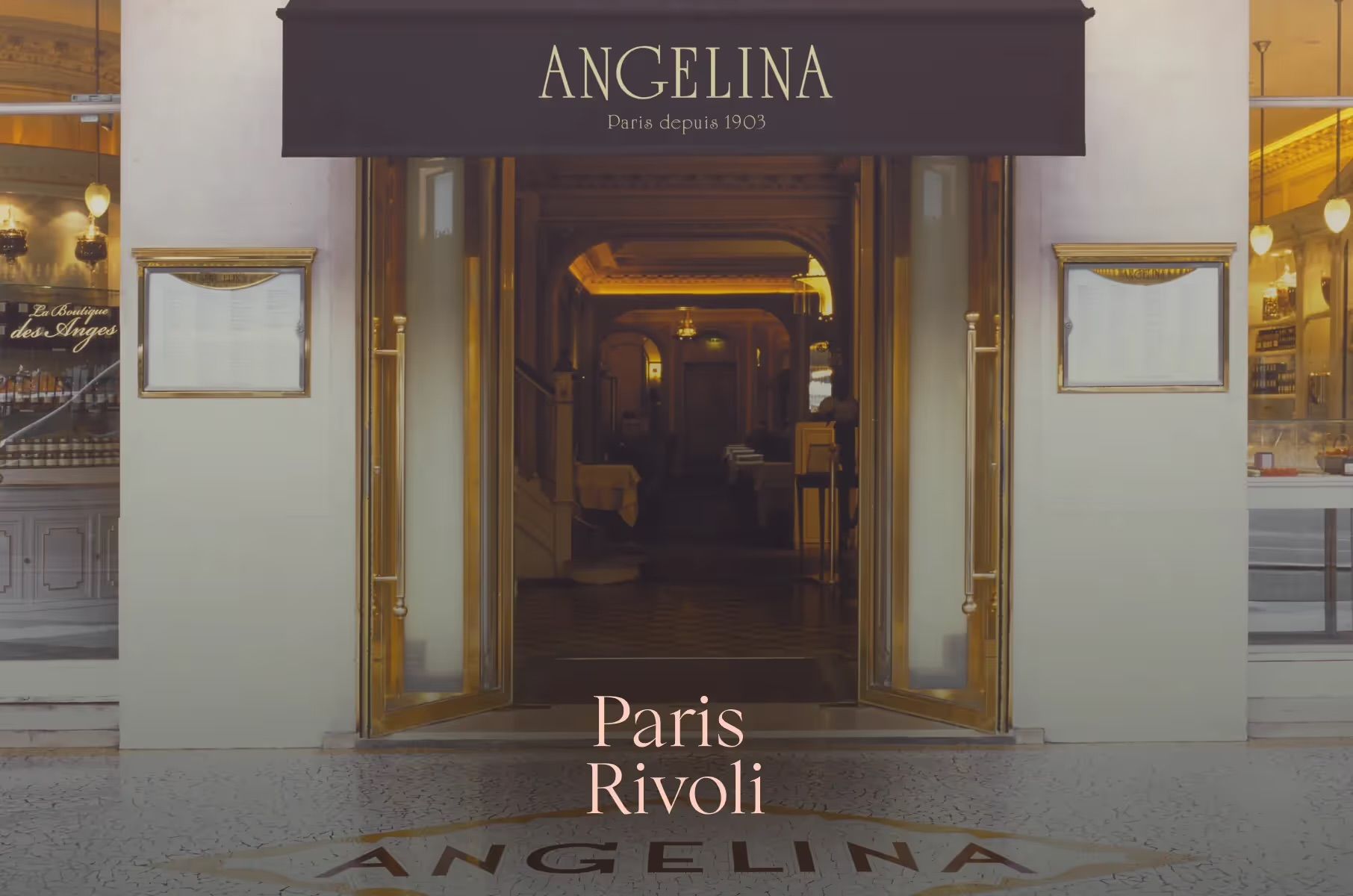L'esterno di Maison Angelina al 226 di Rue de Rivoli, Parigi
www.angelina-paris.com