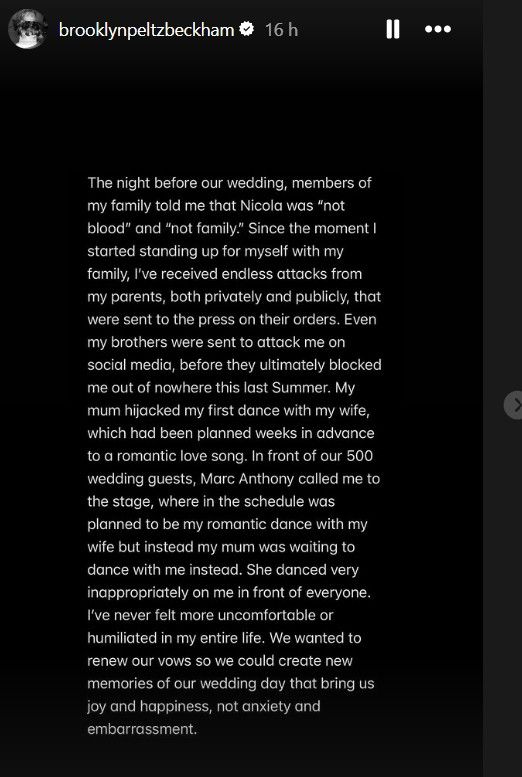 Immagini tratte dal profilo Instagram di Brooklyn Beckham