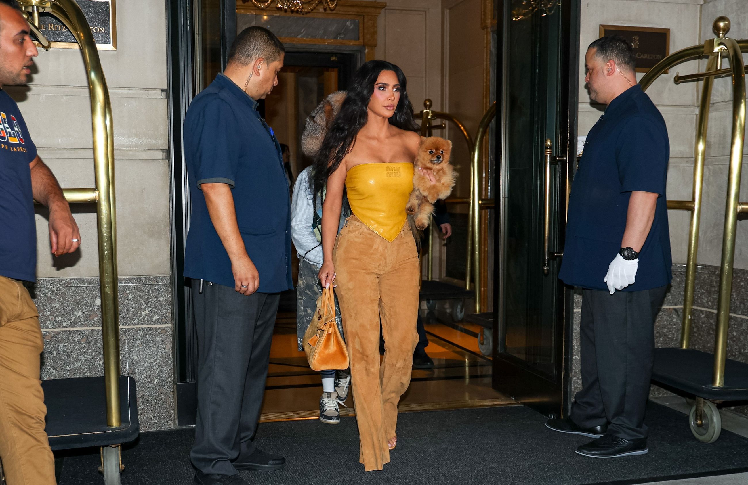 La star della tv e socialite Kim Kardashian
Credit: Getty Images
