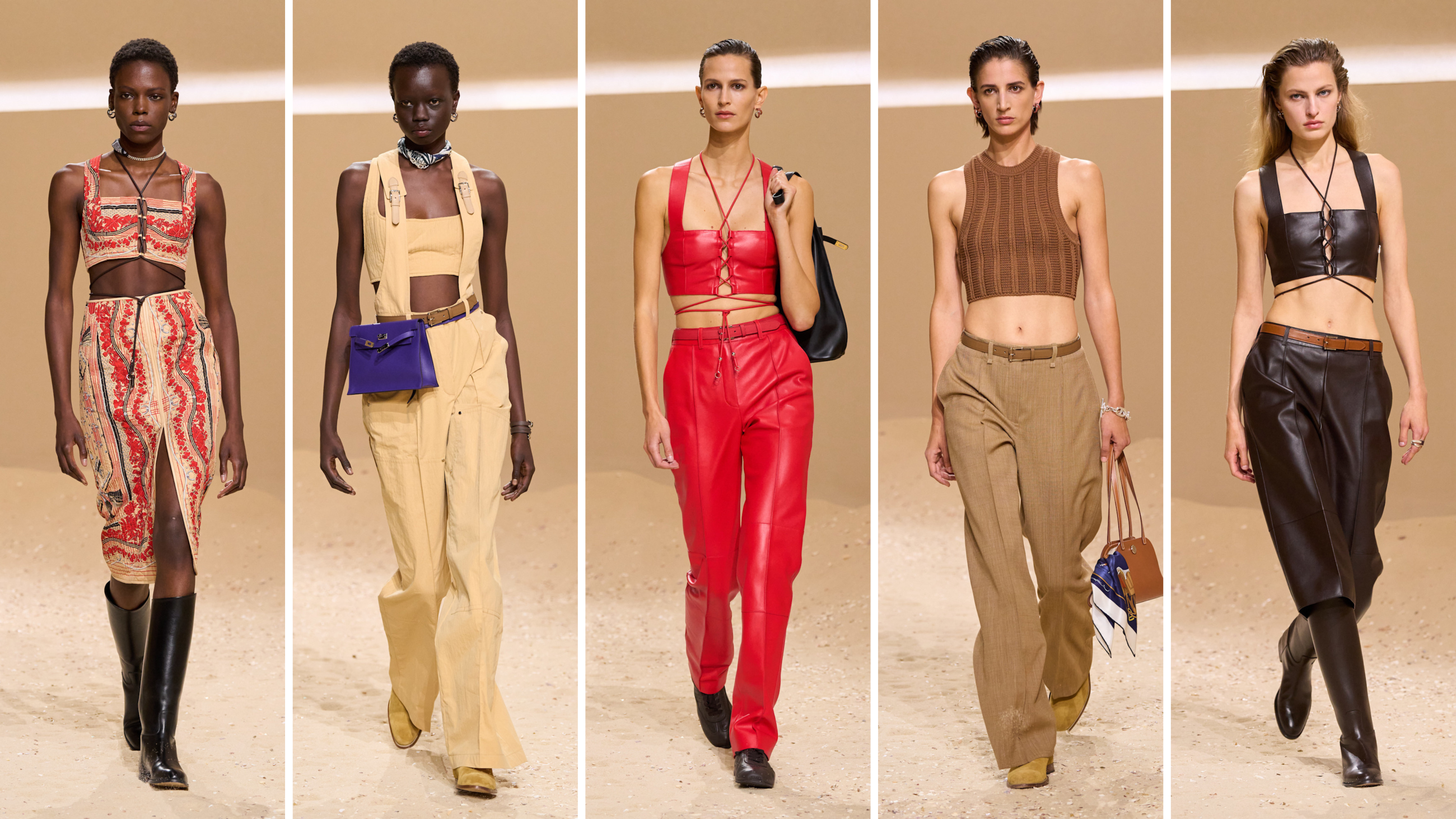 Dalla sfilata di Hermès SS26; Paris Fashion Week - Credits: Launchmetrics.com/Spotlight