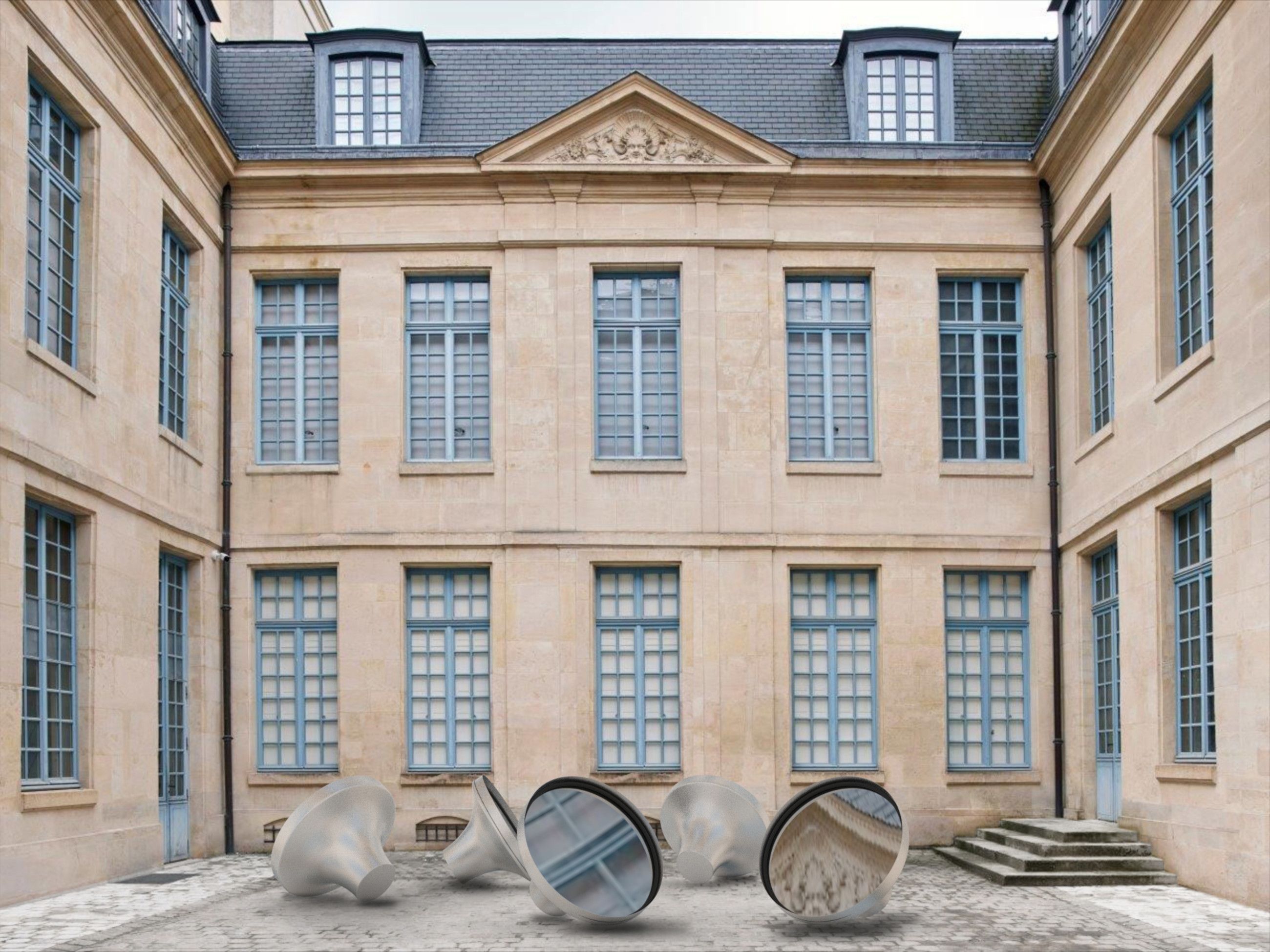 Musée de la Chasse et de la Nature  installazione di Sophia Taillet . courtesy of Paris Design Week 2025