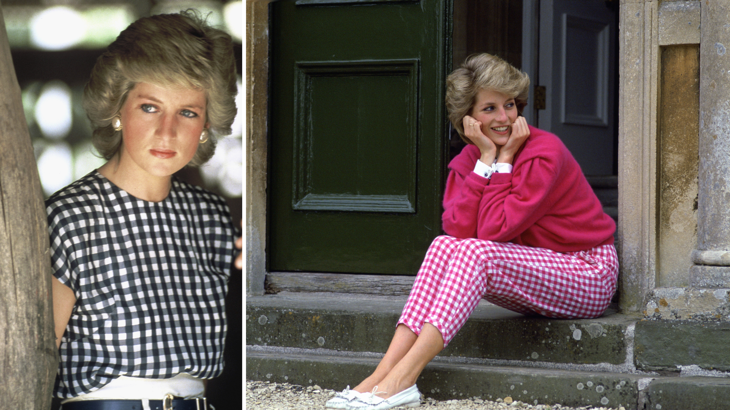 Lady Diana a Chiang Mai, in Thailandia, il 5 febbraio 1988; La Principessa seduta sui gradini esterni della sua dimora di campagna, Highgrove House, Inghilterra, 1986 - Credits: Getty Images