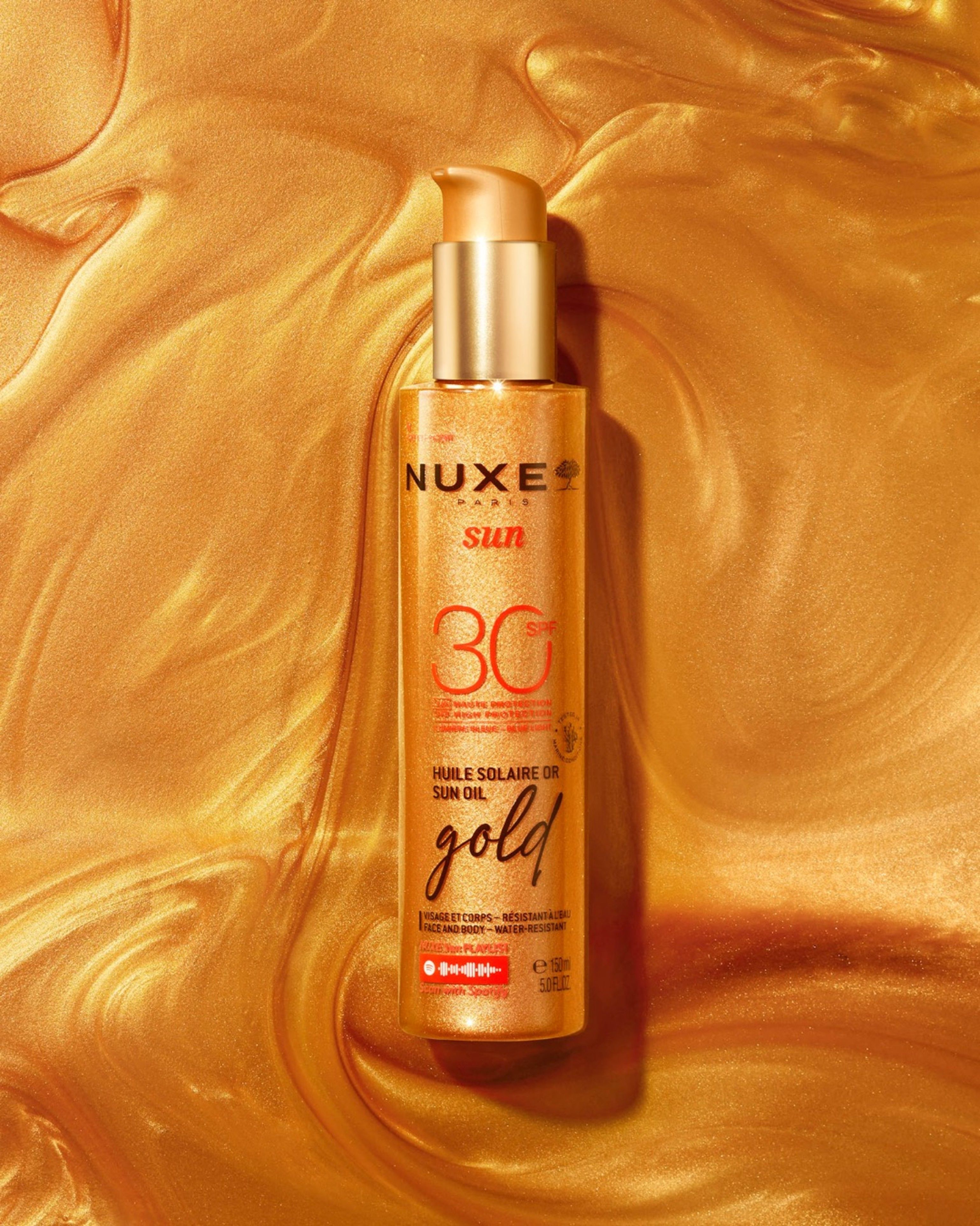 Nuxe, Huile Solaire Or SPF50 - Credit: Courtesy of Press Office