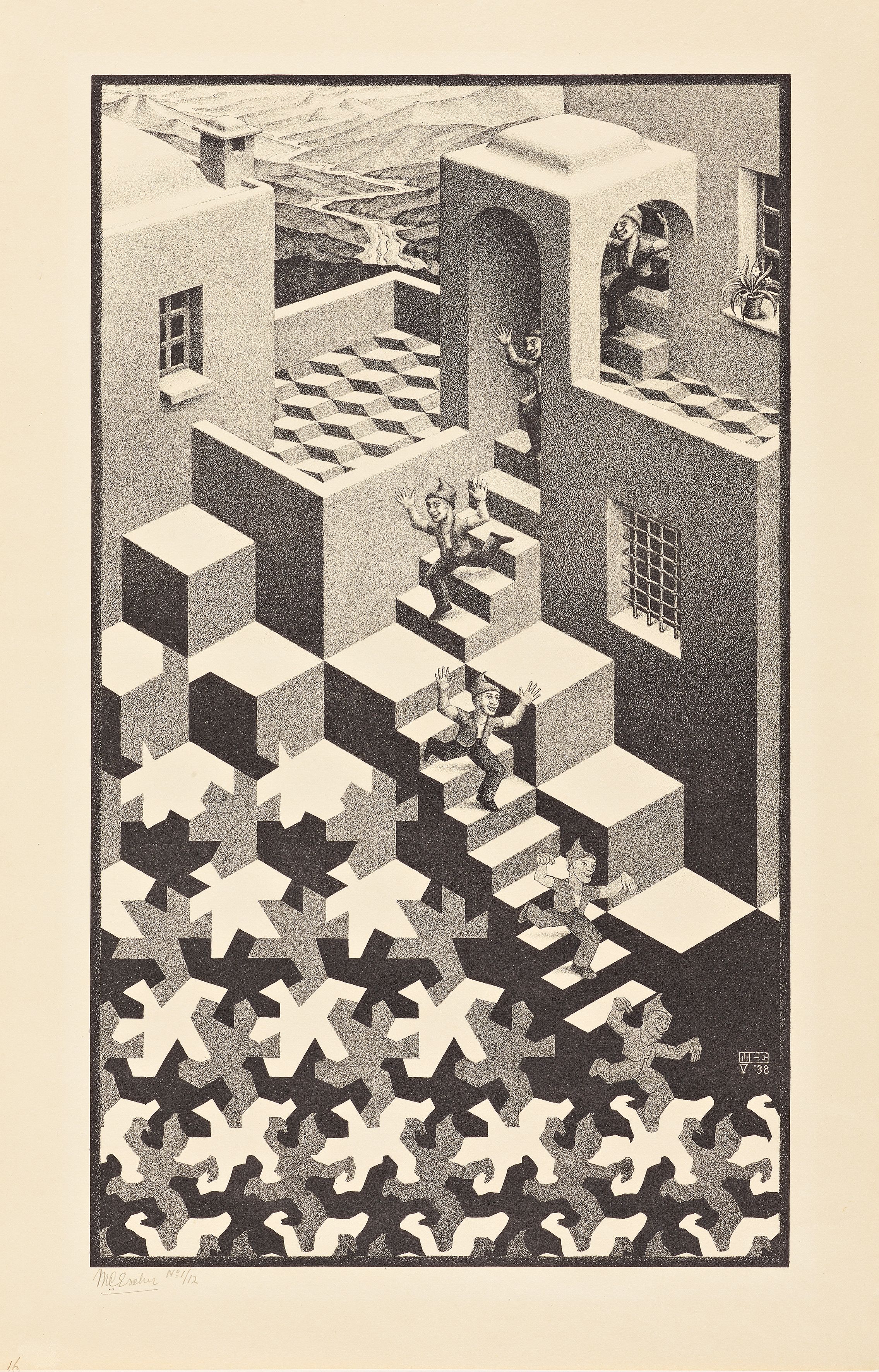 M.C. Escher, Ciclo, 1938, Tecnica: litografia, Dimensioni (senza cornice): cm 55,4 x 35,3, L’Aia, Kunstmuseum Den Haag
All M.C. Escher works © 2025 The M.C. Escher Company. All rights reserved. www.mcescher.com
Courtesy Press Office