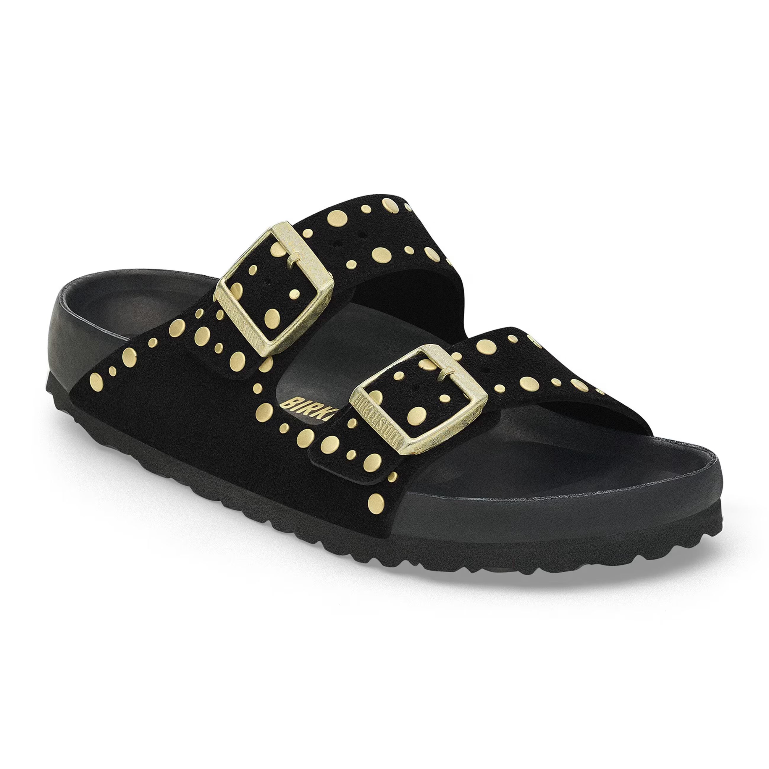 Birkenstock, Arizona Rivet, Pelle scamosciata, Black
Credit: www.birkenstock.com