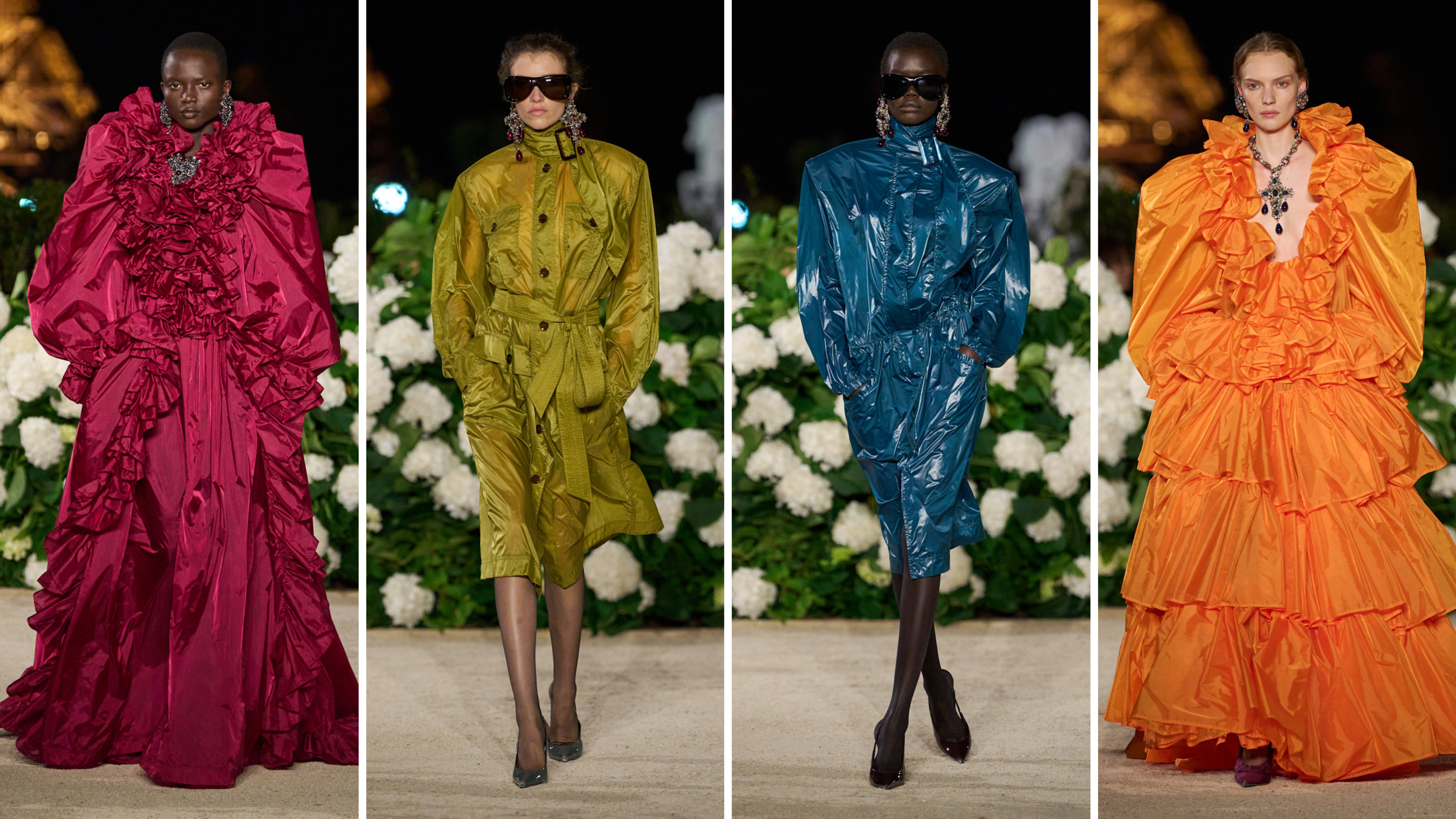 Dalla sfilata di Saint Laurent SS26; Paris Fashion Week - Credits: Launchmetrics.com/Spotlight