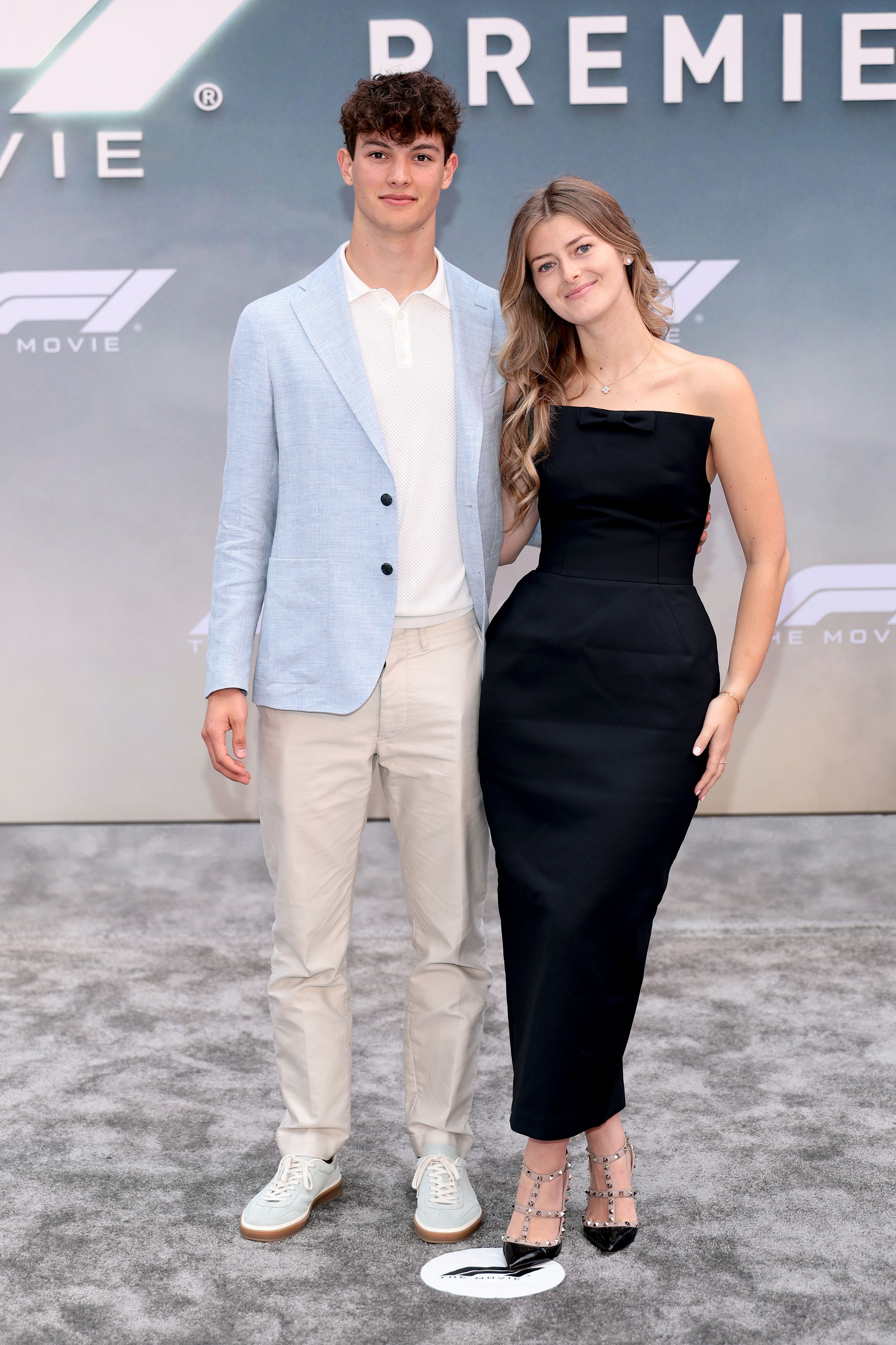 Ollie Bearman, pilota della Haas, e la fidanzata Alicia Stent-Torriani 
Credit: Getty Images