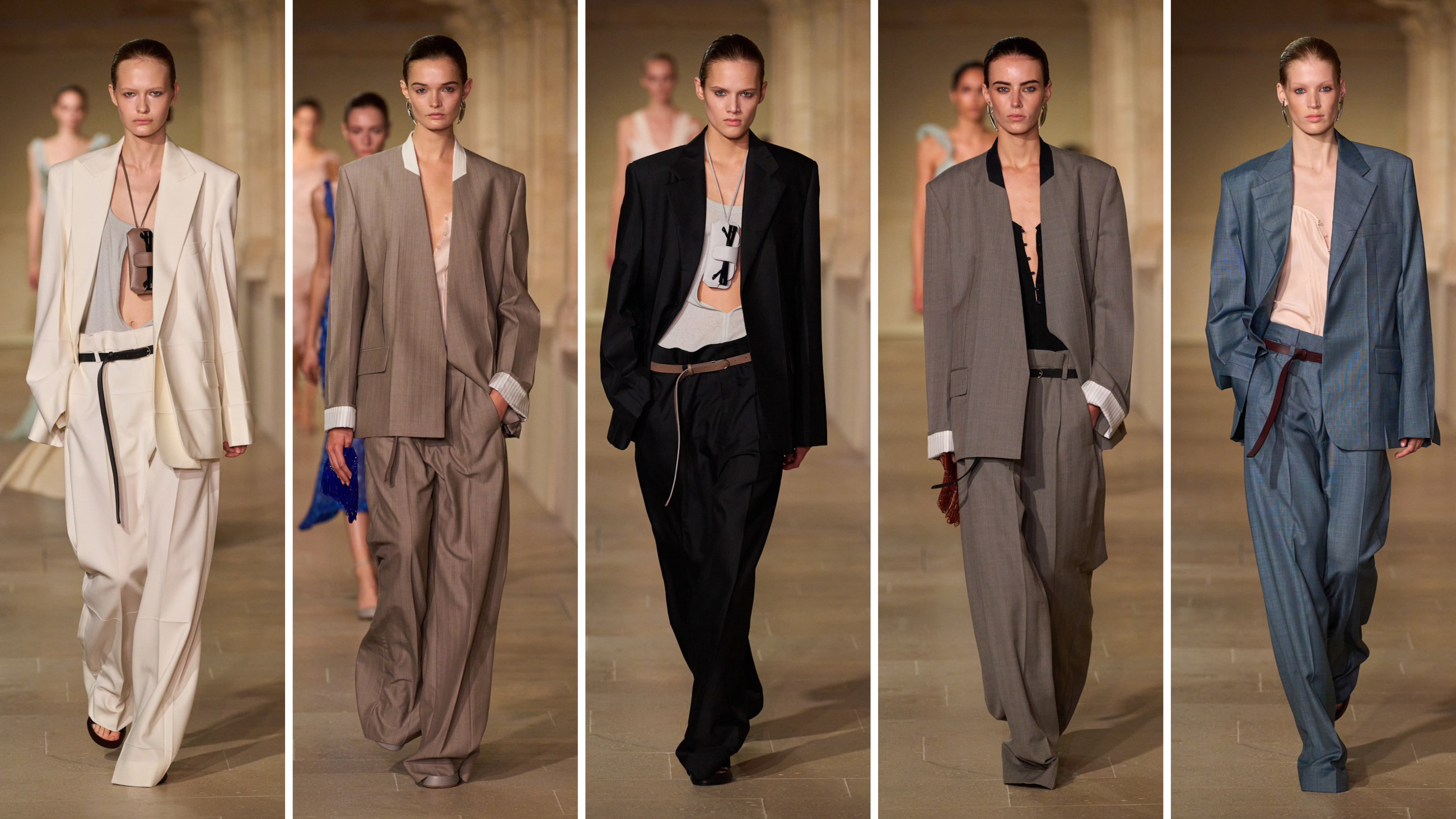 Dalla sfilata di Victoria Beckham SS26; Paris Fashion Week - Credits: Launchmetrics.com/Spotlight