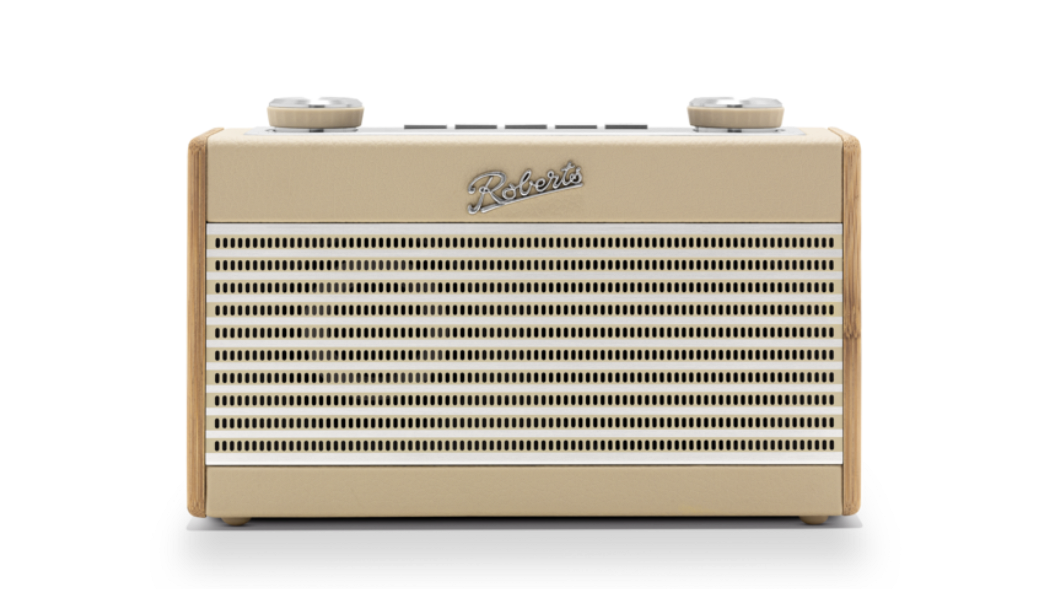 Il modello Rambler Uno nella tonalità pastel cream; Roberts
Credits: www.robertsradio.com