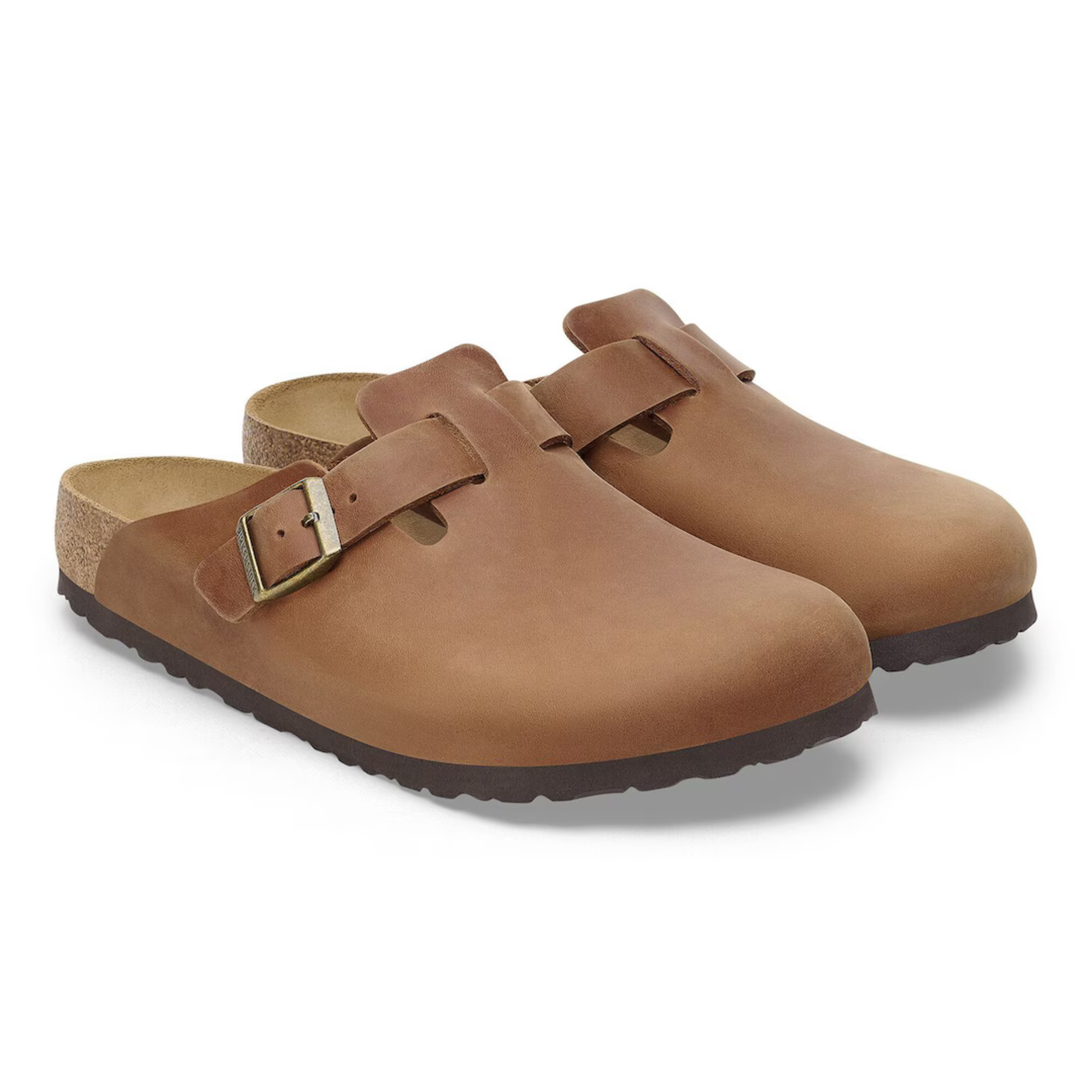 Birkenstock, Boston, pelle oliata, Cognac
Credit: www.birkenstock.com