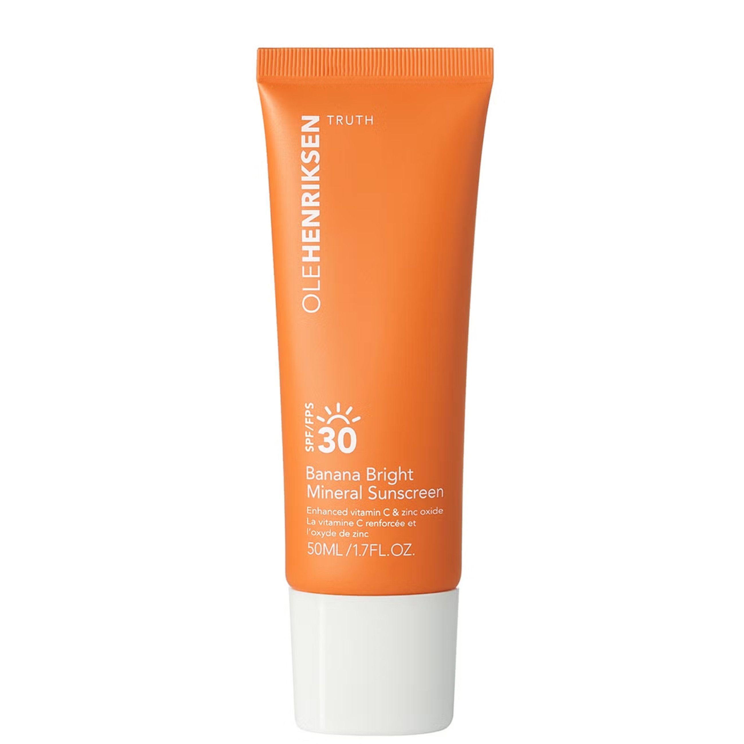 Ole Henriksen, Banana Bright Mineral Sunscreen SPF30
Courtesy press office