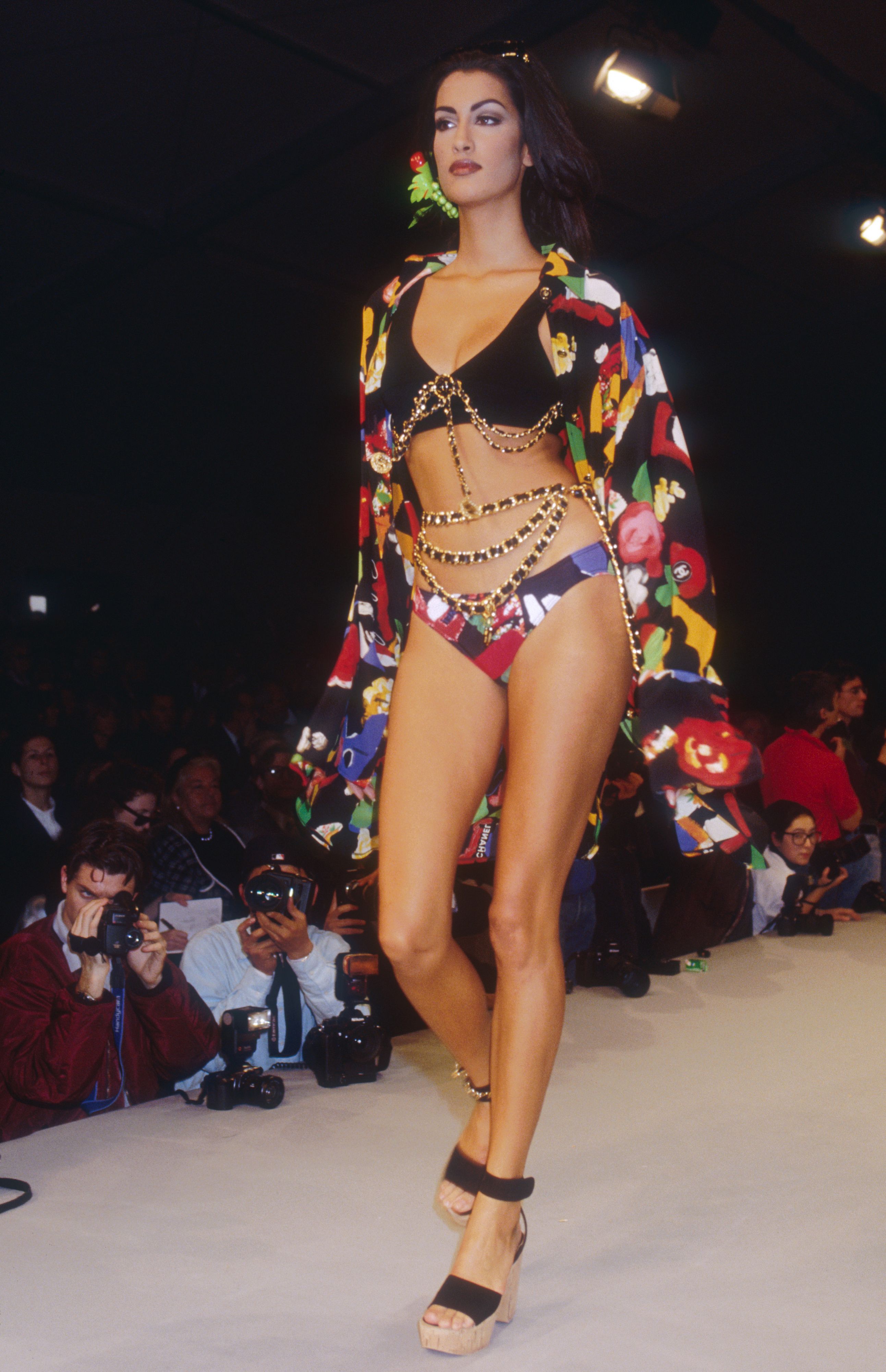 Yasmeen Ghauri, Chanel, 1992. Photo Credit Getty