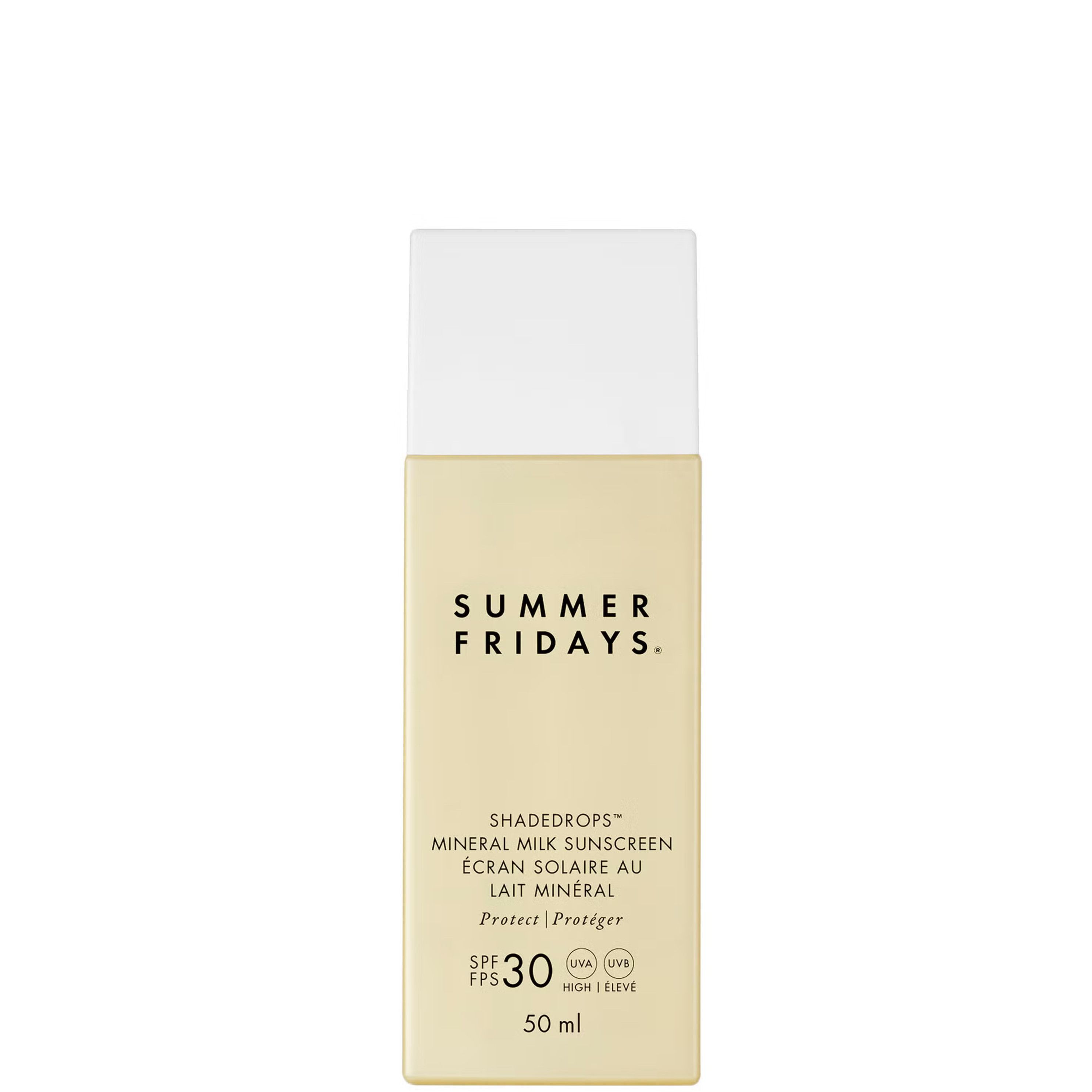 Summer Fridays, Shadedrops Mineral Milk Sunscreen SPF30 - Courtesy Press Office