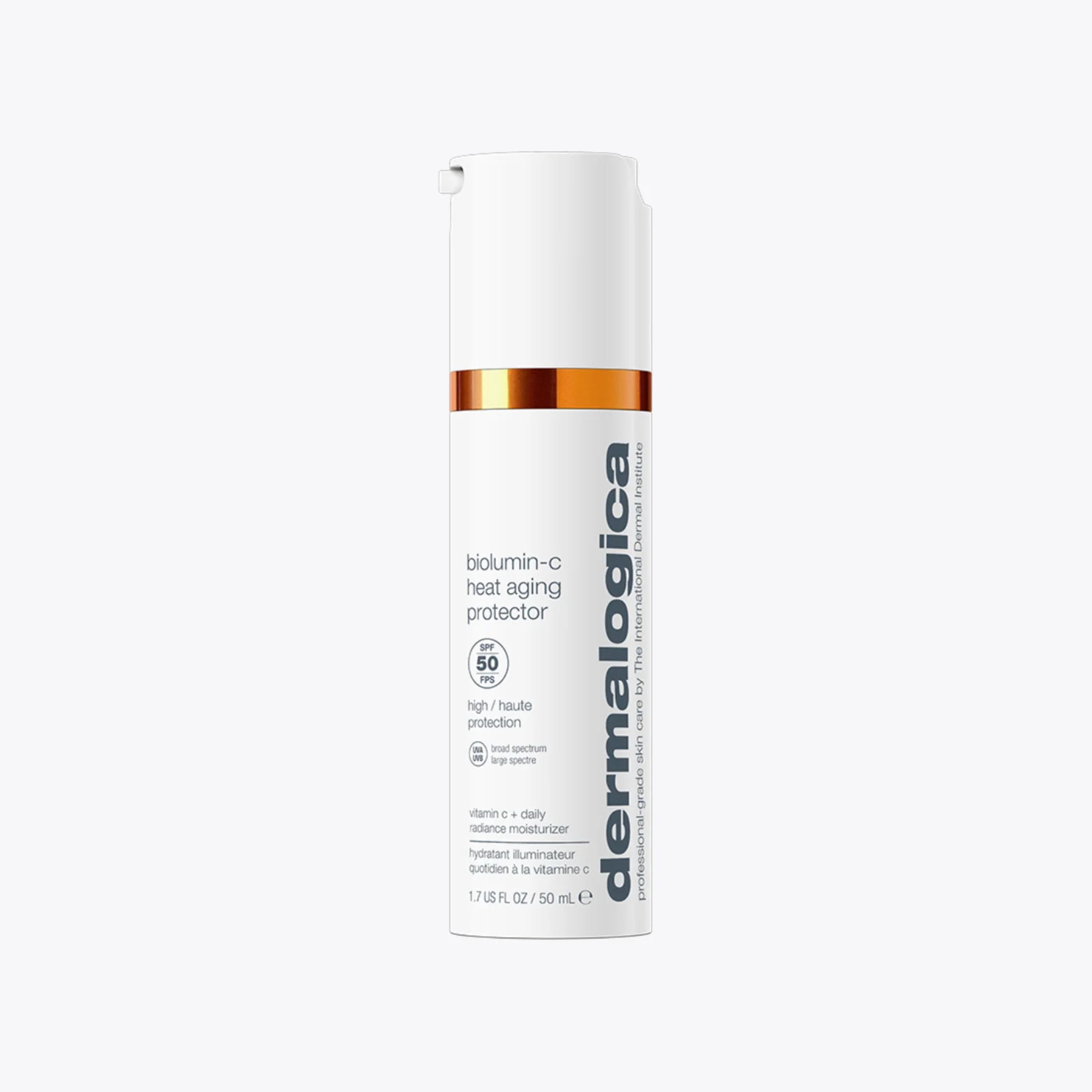 Dermalogica, BioLumin-C Heat Aging Protector SPF50
Courtesy press office