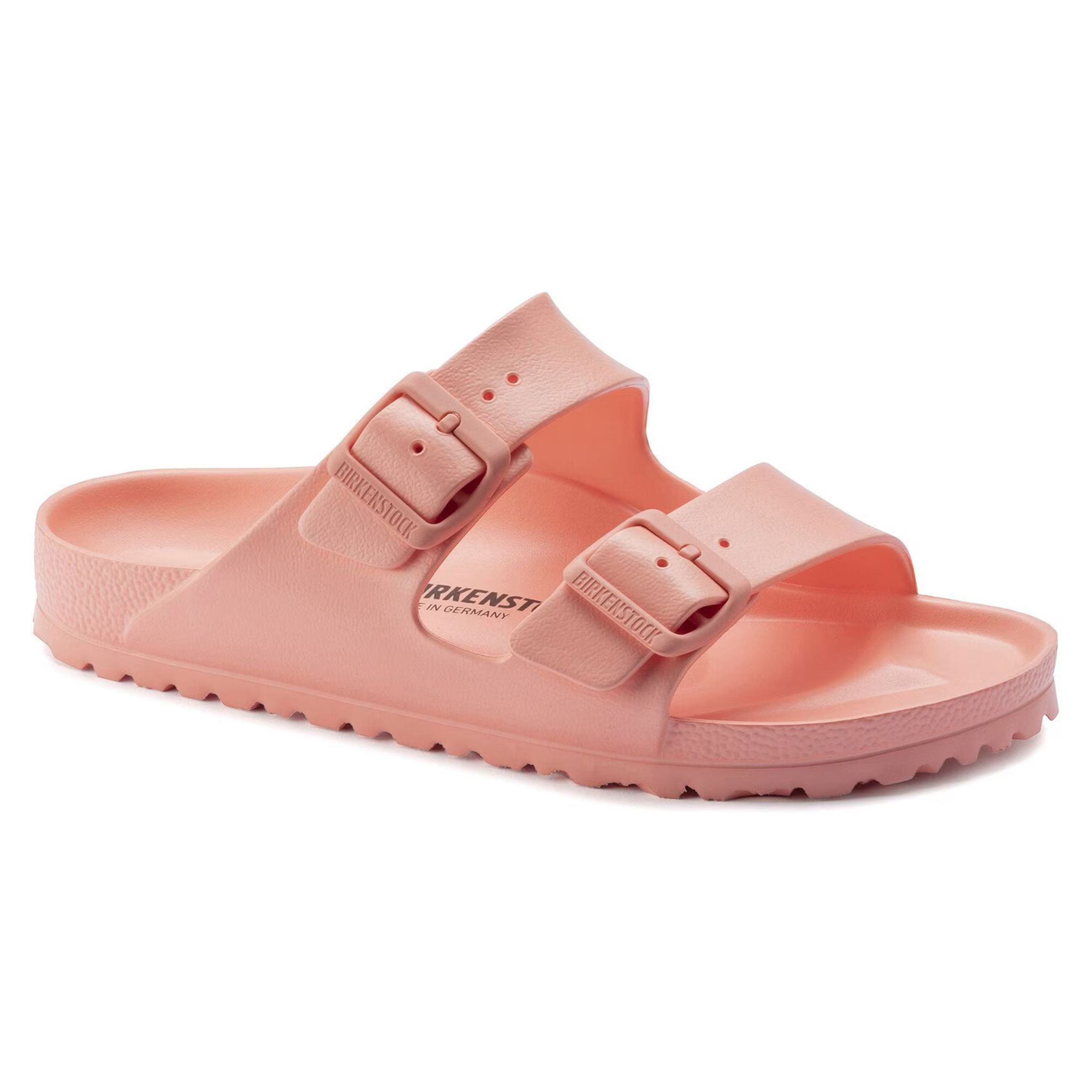 Birkenstock, Arizona, EVA, Coral Peach
www.birkenstock.com