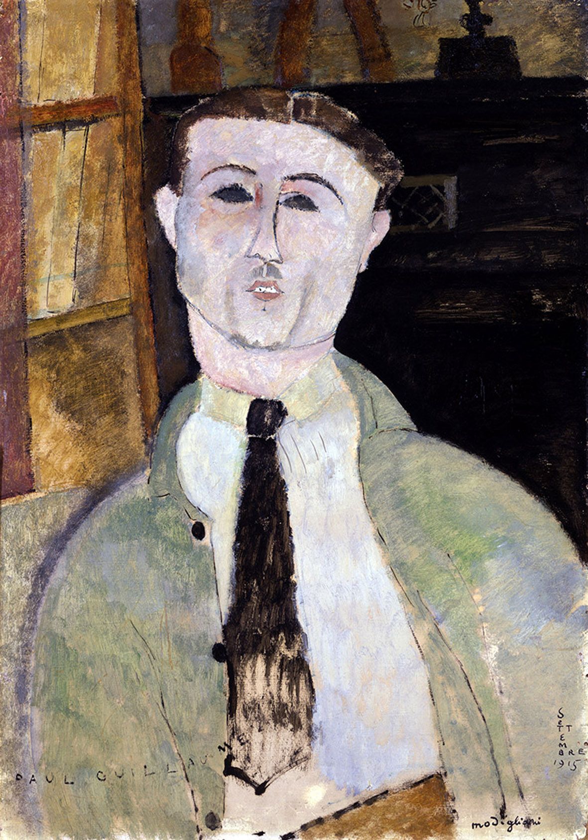 Amedeo Modigliani, Paul Guillaume, 1915, olio su tela, cm 74,9 x 52,1, Toledo Museum of Art, acquistato con fondi di Mrs. C. Lockhart McKelvy, inv. 1951.382 – Courtesy Press Office