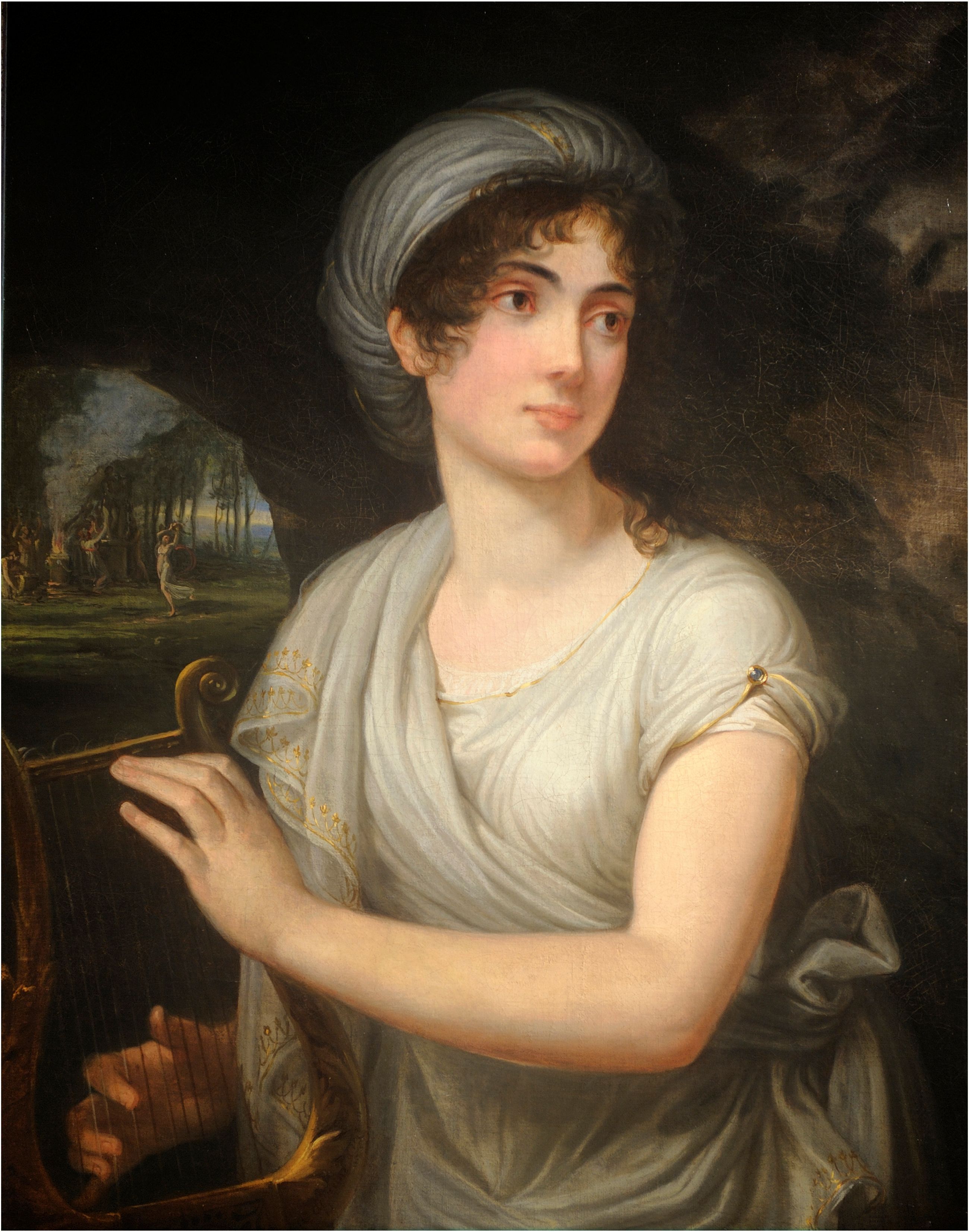 Andrea Appiani, Ritratto della cantante Giuseppina Grassini, 1800 circa olio su tela, 73 x 48 cm - Collezione privata