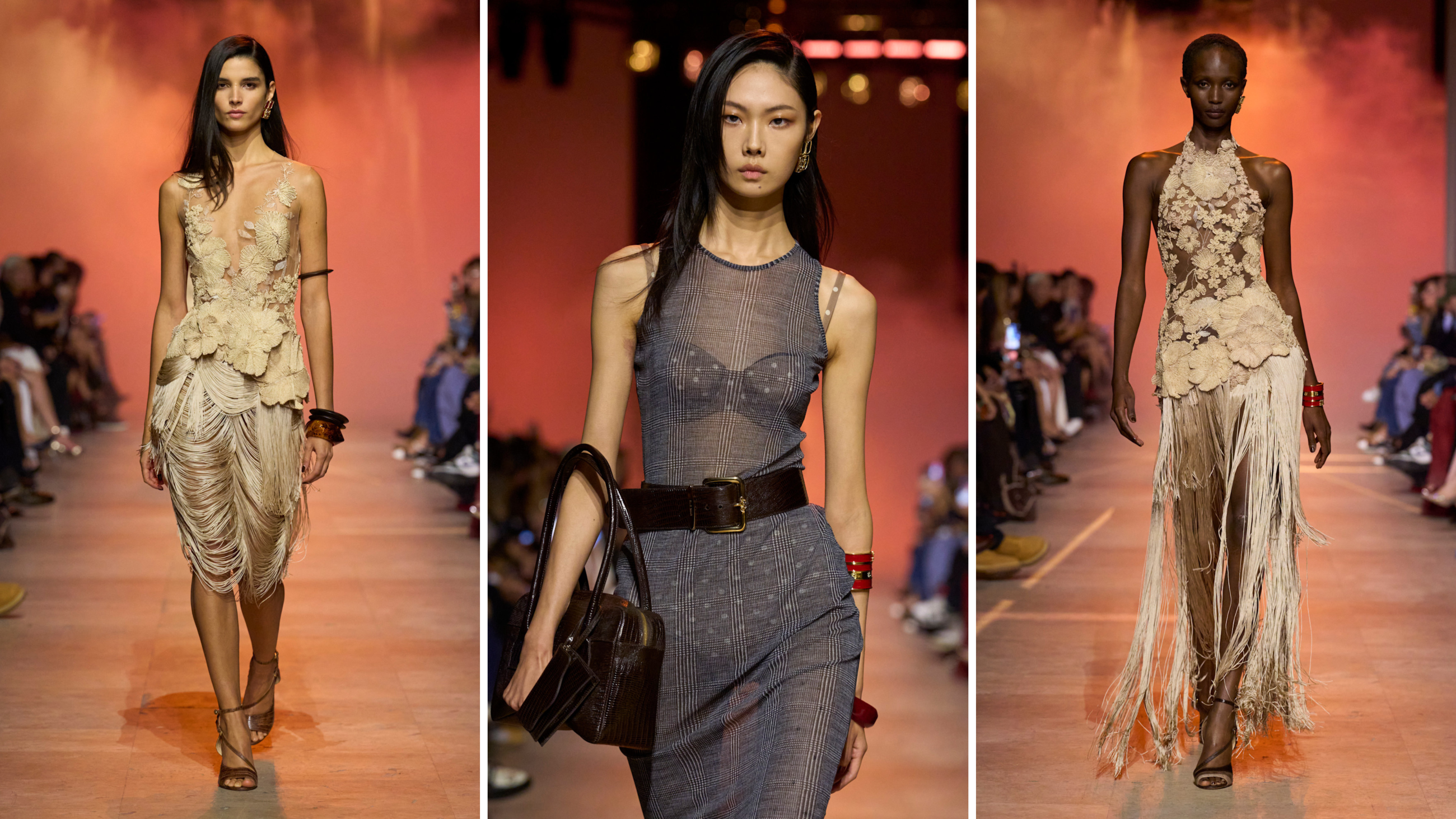 Dalla sfilata di Elie Saab SS26; Paris Fashion Week - Credits: Launchmetrics.com/Spotlight