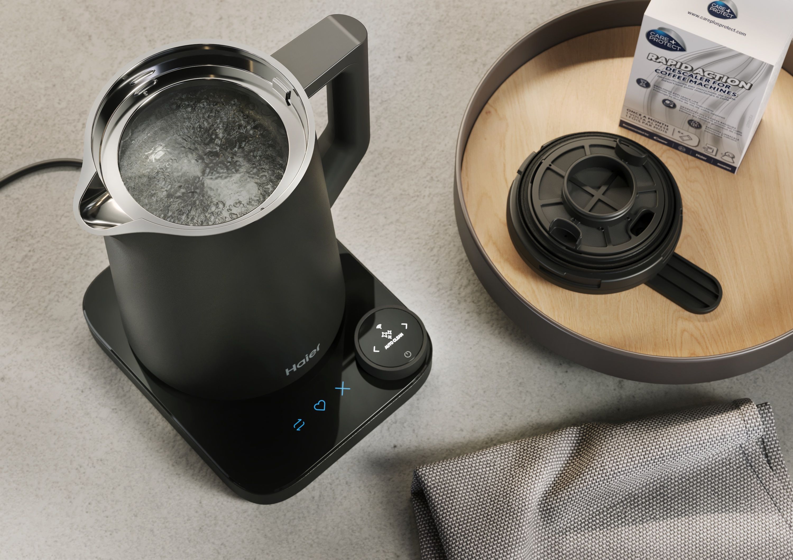 Bollitore I-Master Serie 7 di Haier gestibile da app hOn, che suggerisce anche ricette e consigli d’uso - Credit: Courtesy Press Office