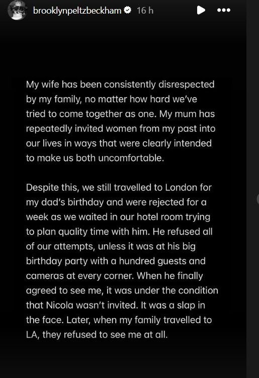 Immagini tratte dal profilo Instagram di Brooklyn Beckham