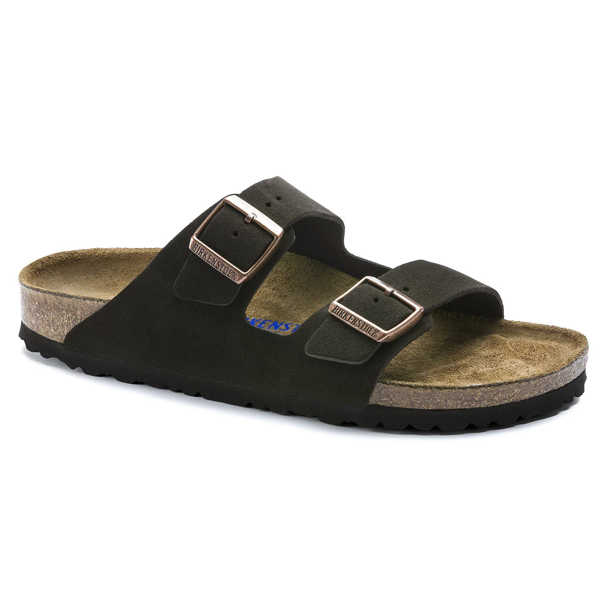Birkenstock, Arizona plantare morbido, Pelle scamosciata, Black
Credit: www.birkenstock.com