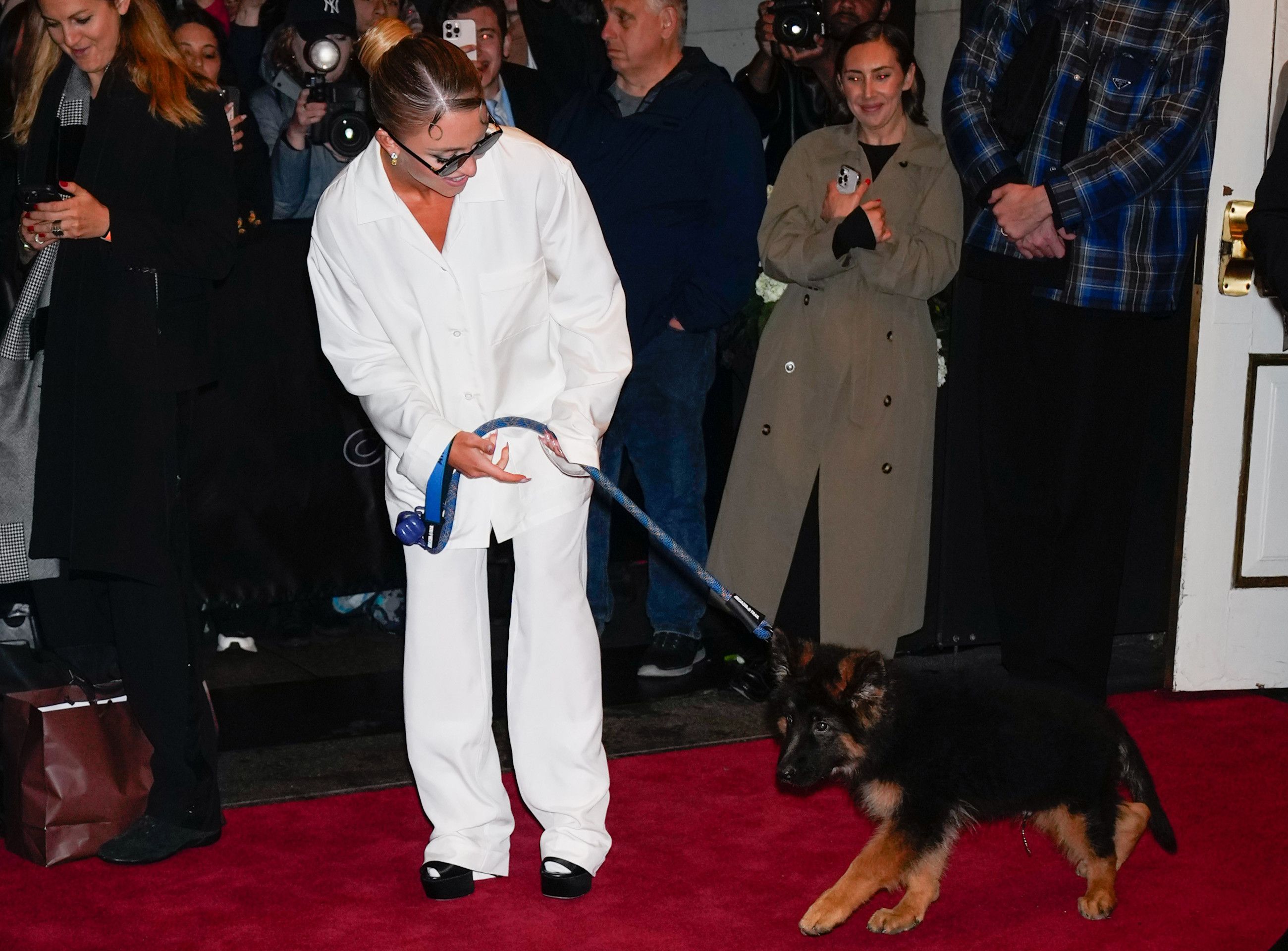 L'attrice Sidney Sweeney e Sully, il suo pastore tedesco, a New York City
Credit: Getty Images
