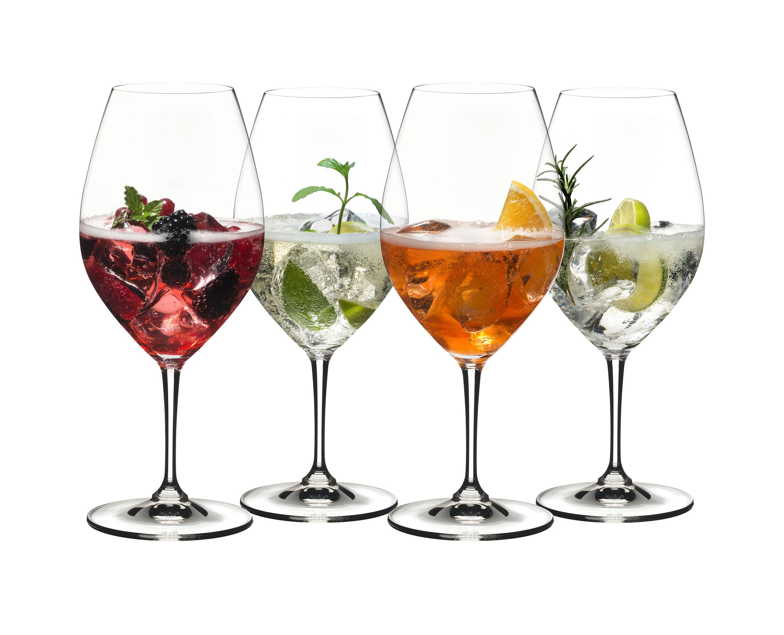 Bicchieri Ouverture Double Magnum di RIEDEL, eleganti e versatili per l’aperitivo.