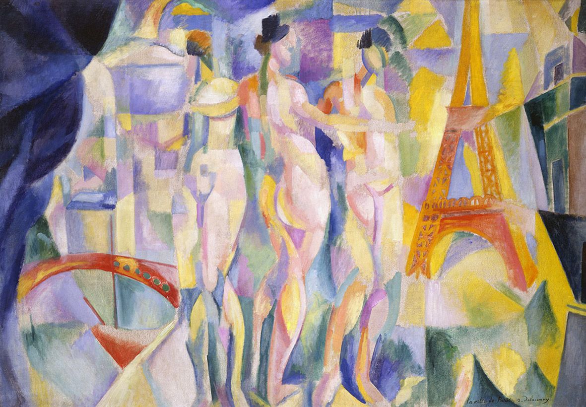Robert Delaunay, La città di Parigi, 1911 circa, olio su tela, cm 119.4 x 172.7, Toledo Museum of Art, acquistato con fondi del Libbey Endowment, dono di Edward Drummond Libbey, inv. 1955.38 - Courtesy Press Office