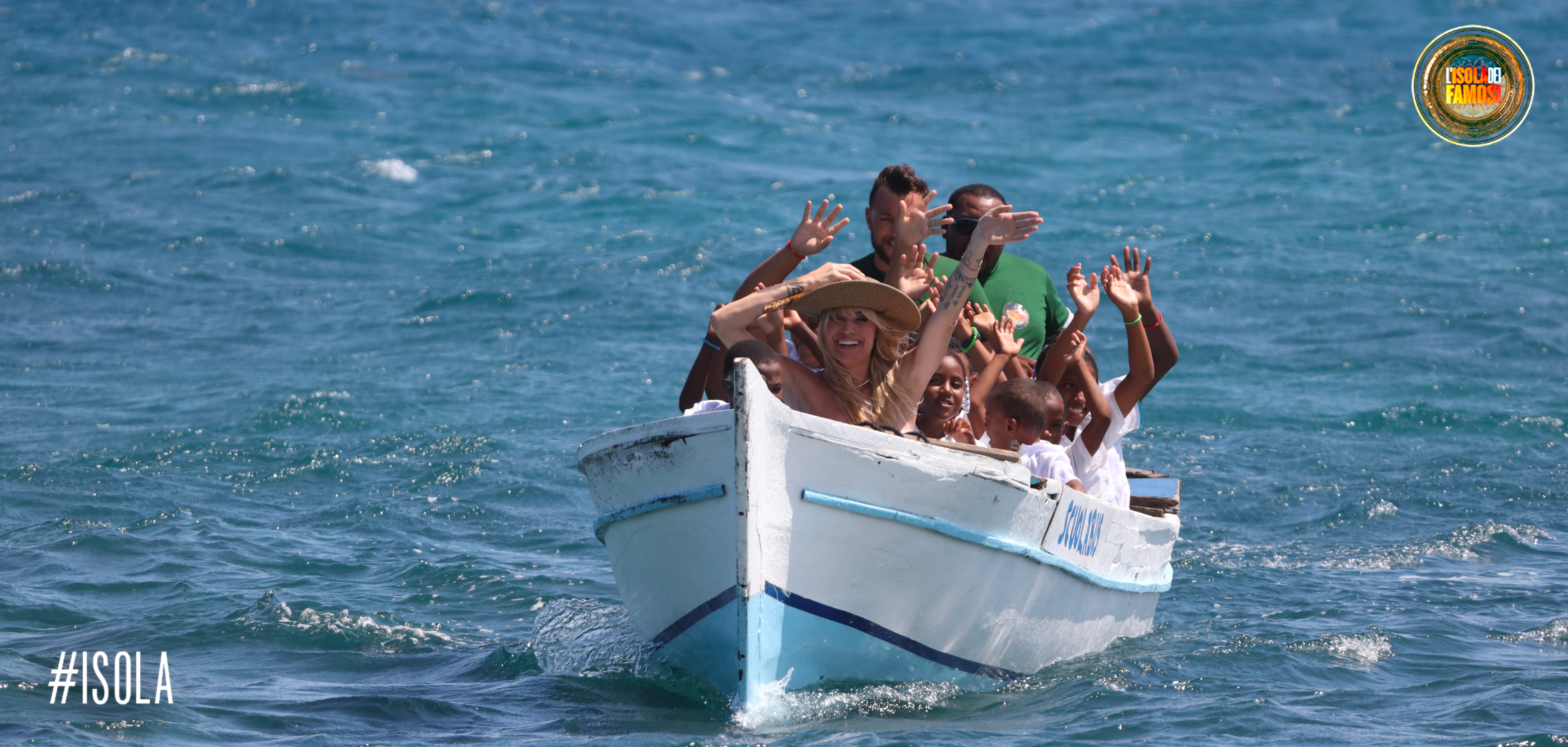 Elenoire arriva sull’Isola con i bambini hondureñi