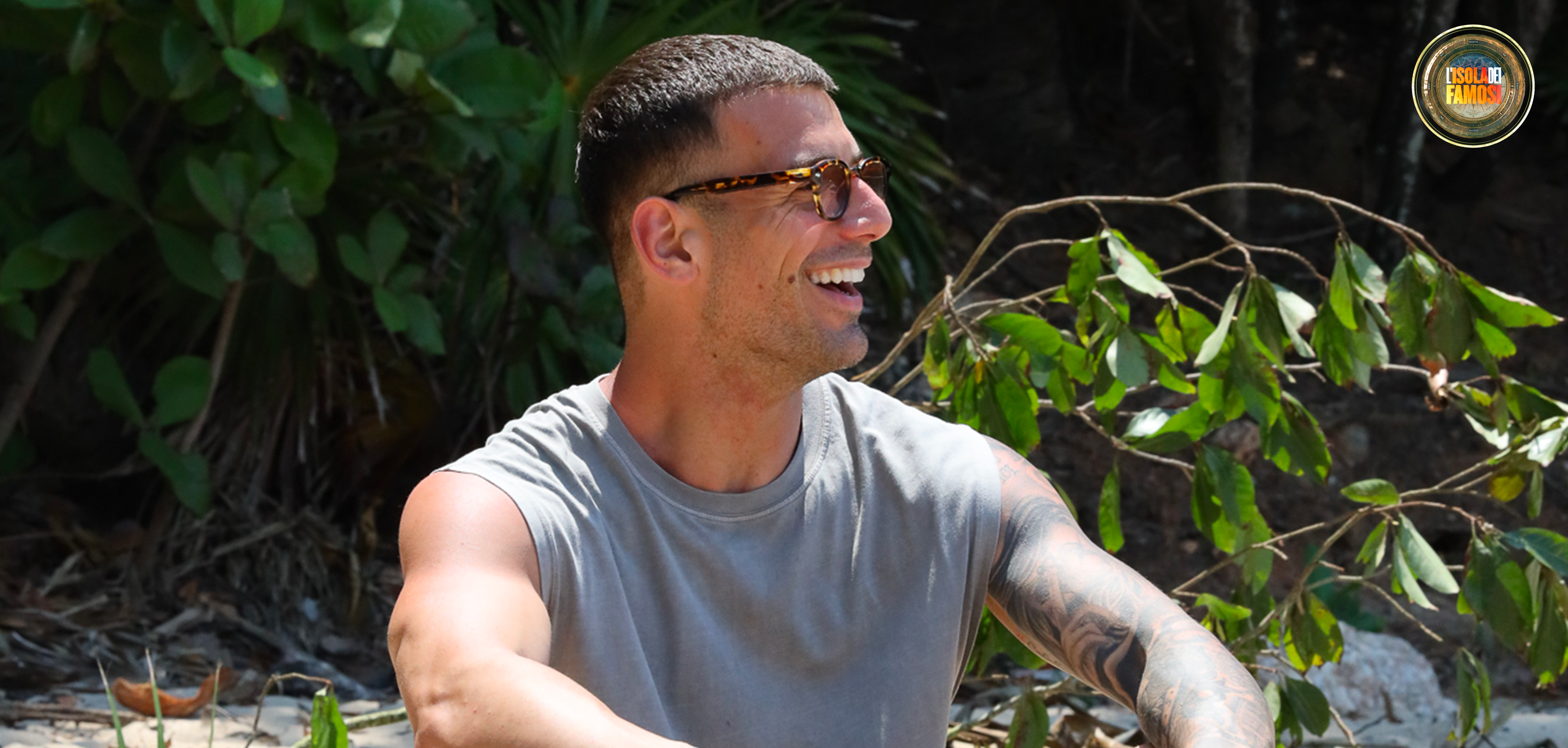Angelo Famao sorridente e spensierato: siamo solo al secondo giorno!