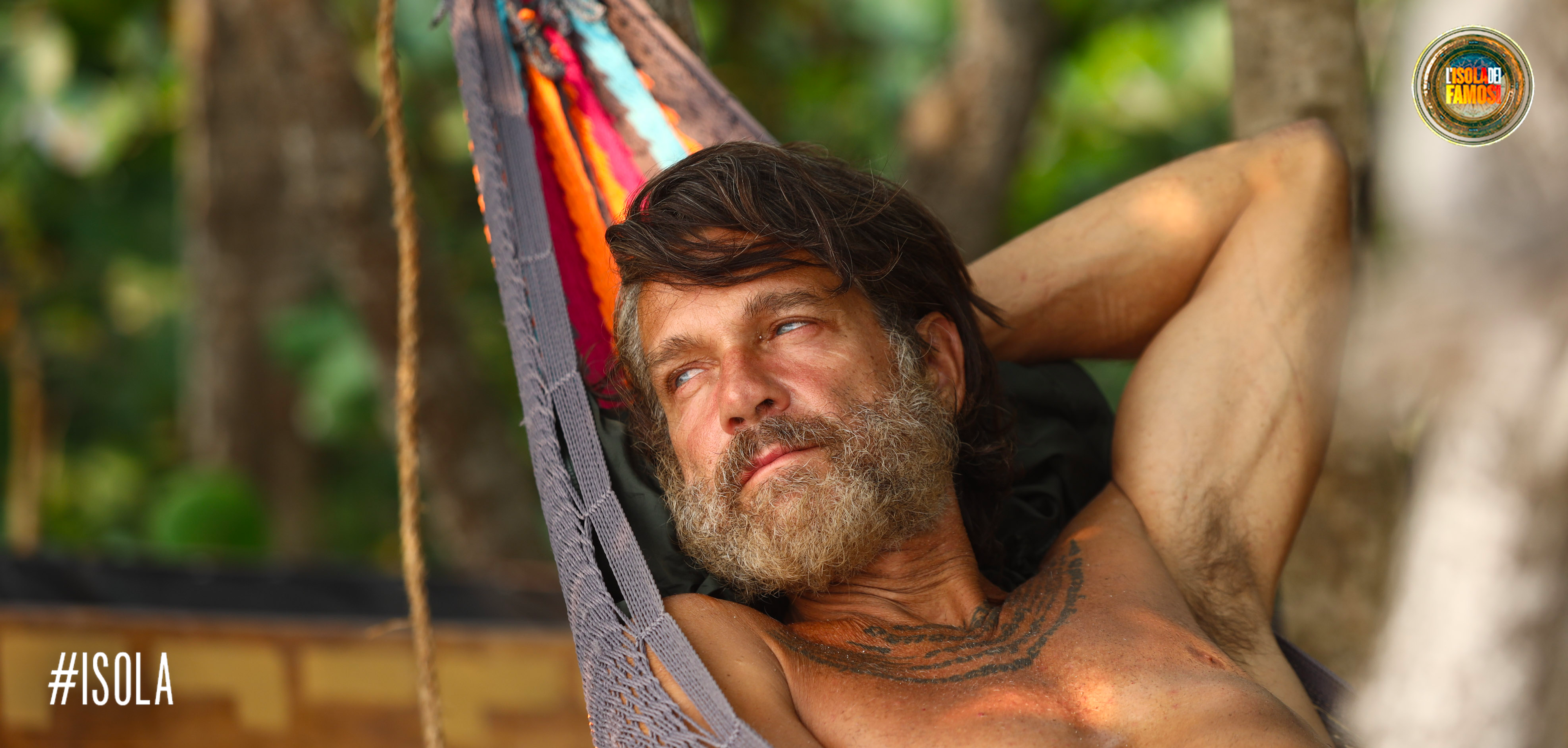 Momento relax per Edoardo Stoppa.