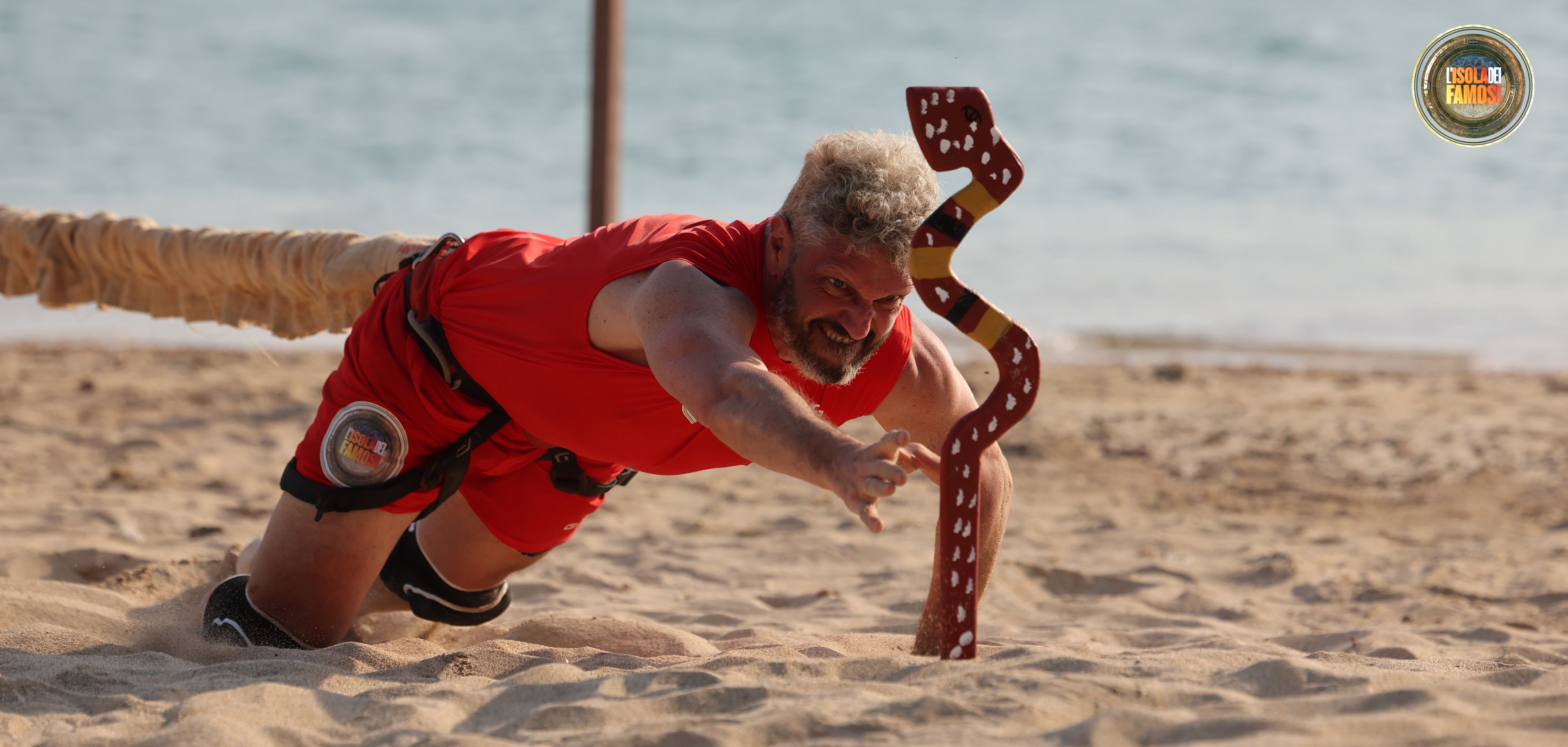 Omar Fantini alle prese con una delle prime sfide