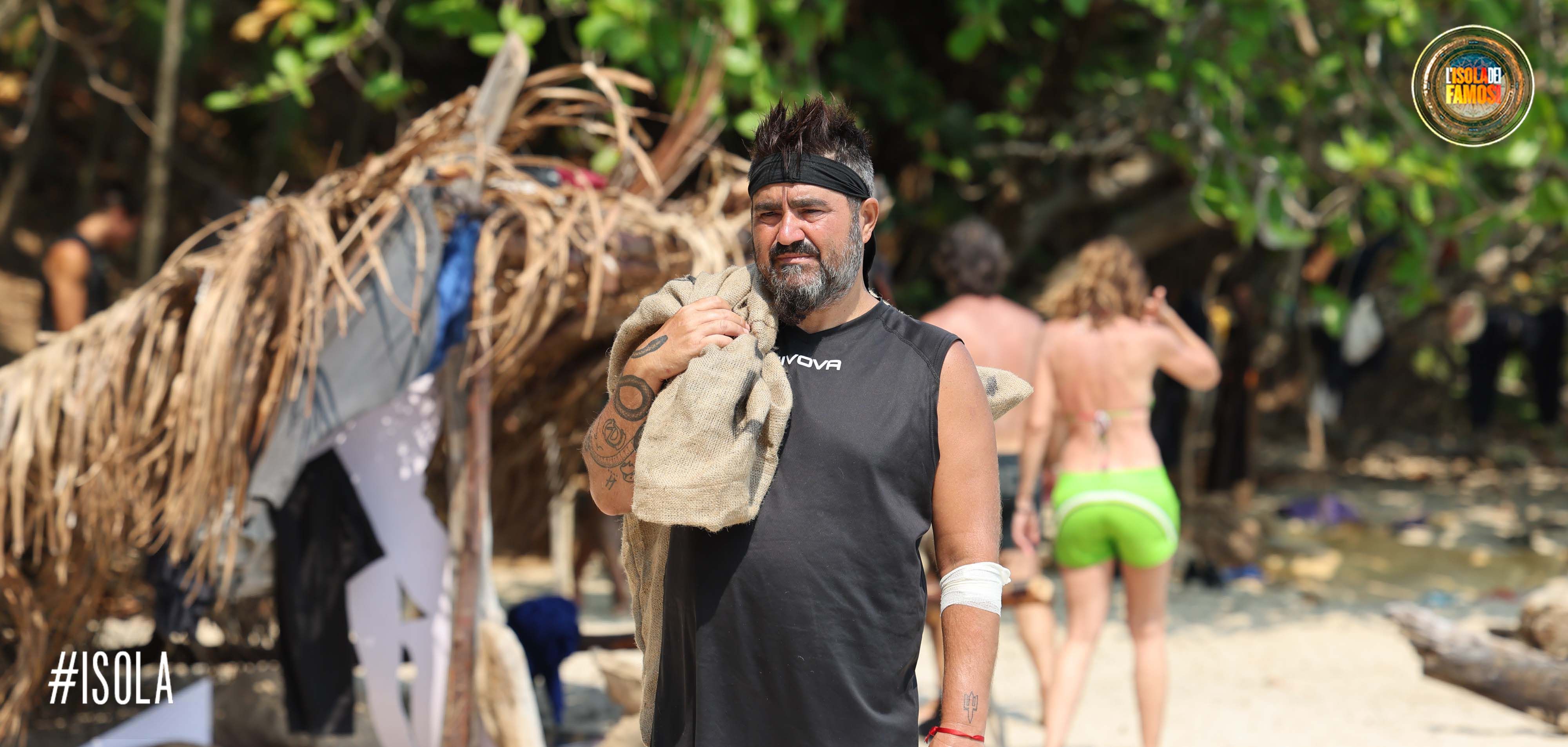 Un uomo insaccato