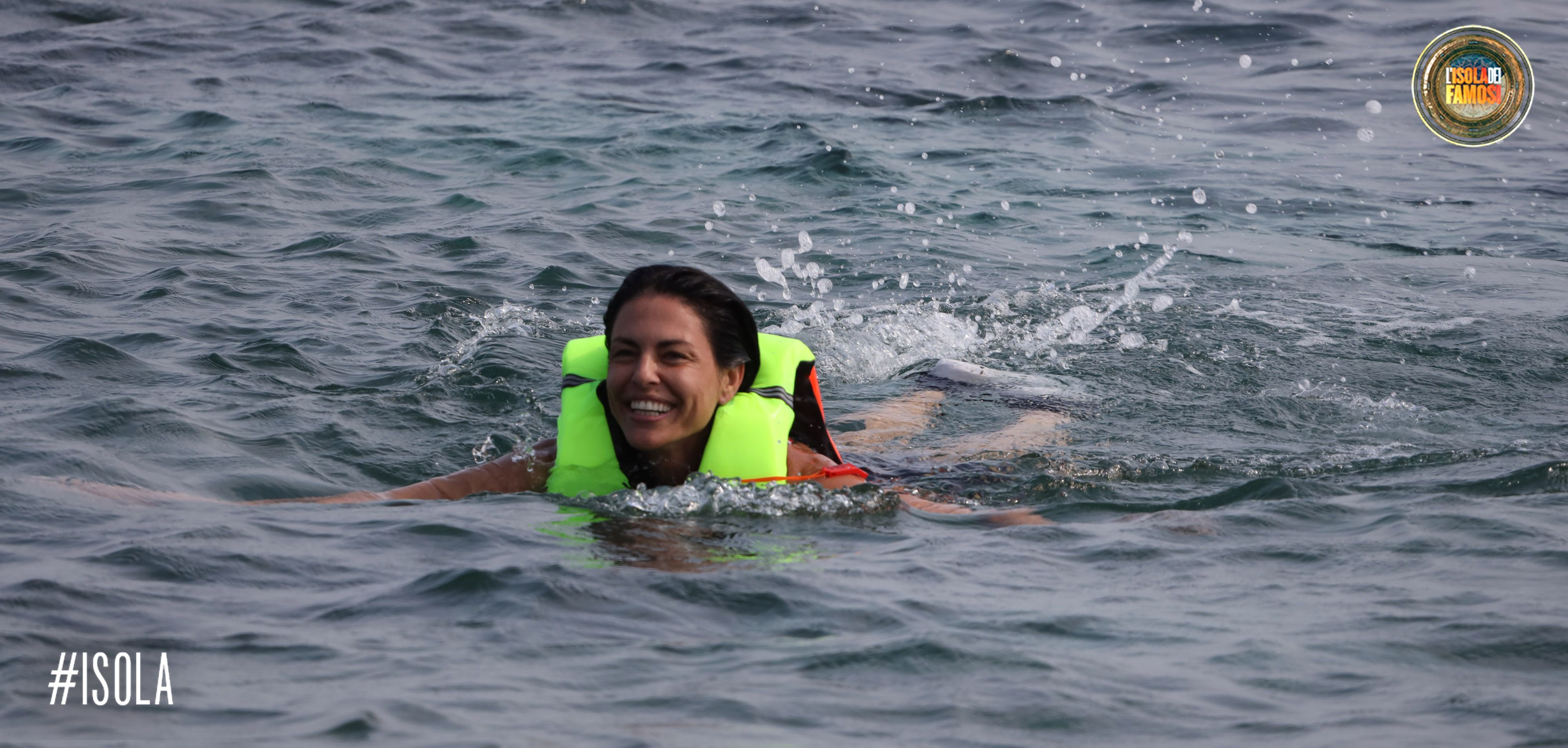 L'arrivo di Pamela Camassa sull'Isola