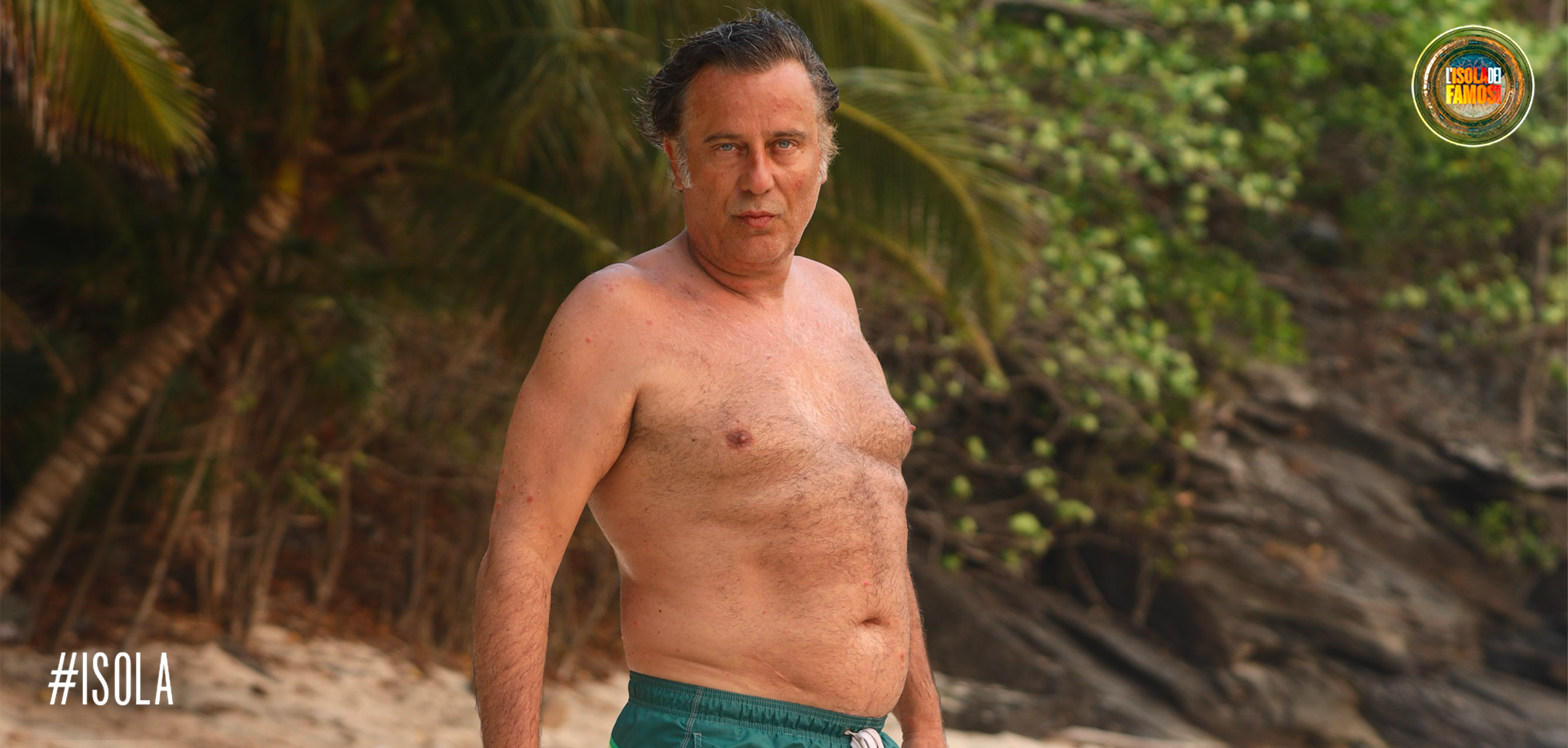 Dario si sta adattando perfettamente alla vita da naufrago.