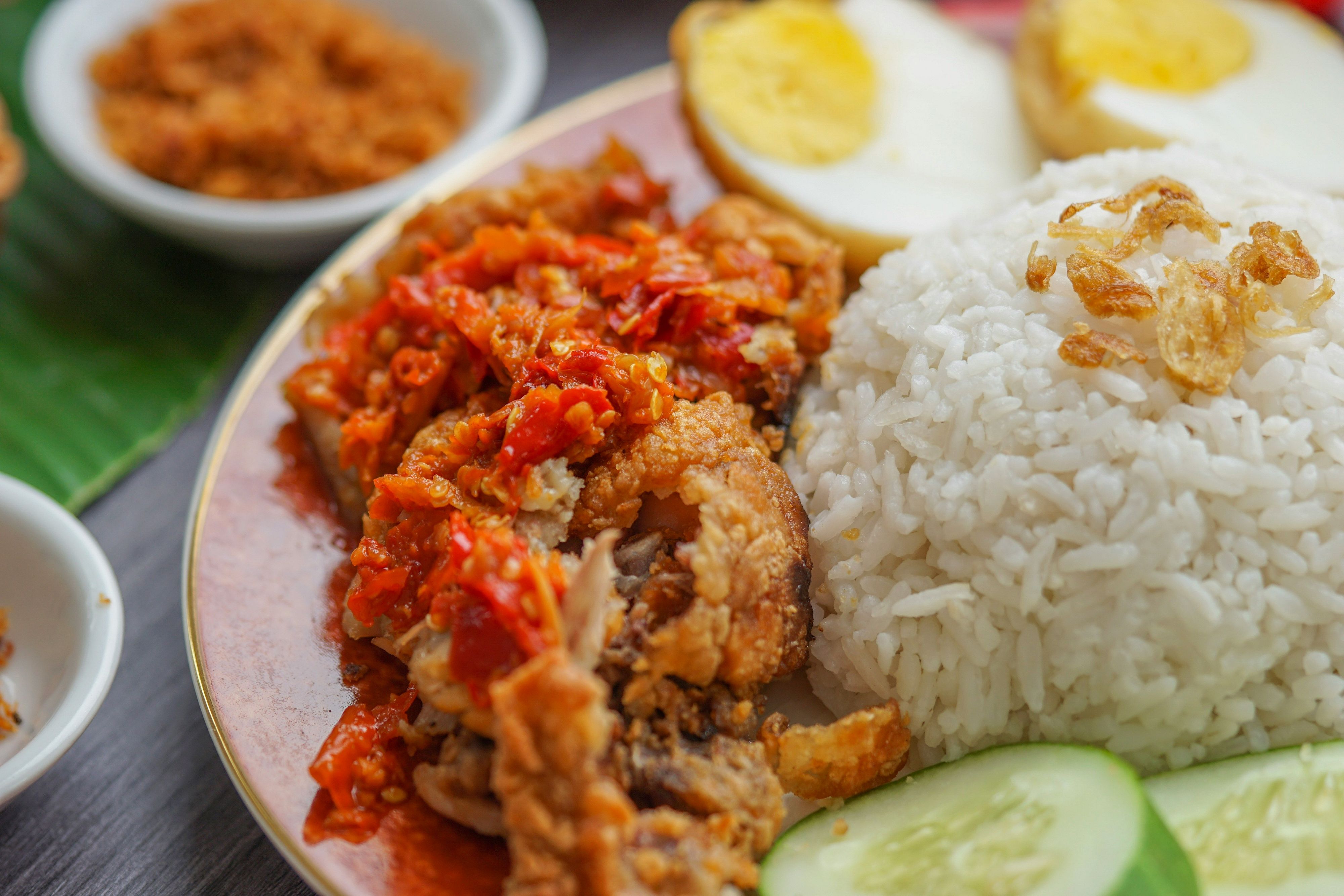 El chicken rice es considerado el plato nacional de Singapur