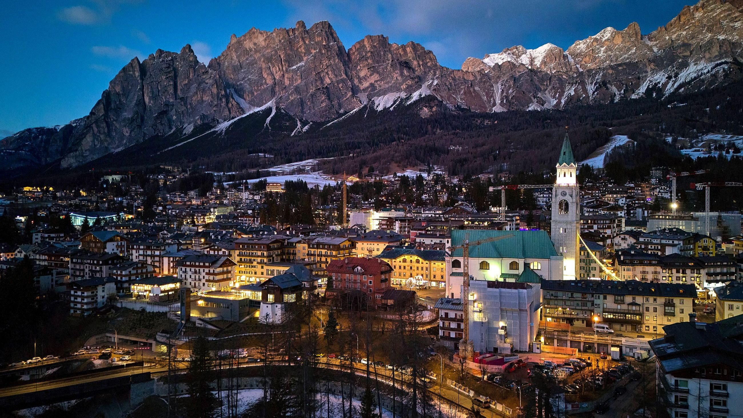 Cortina D’Ampezzo vista dall’alto - Credits Getty Images