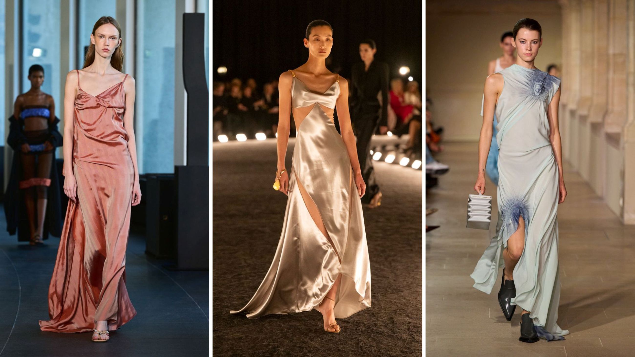 Christopher Esber, Schiaparelli, Victoria Beckham SS26 - Credits: Launchmetrics.com/Spotlight