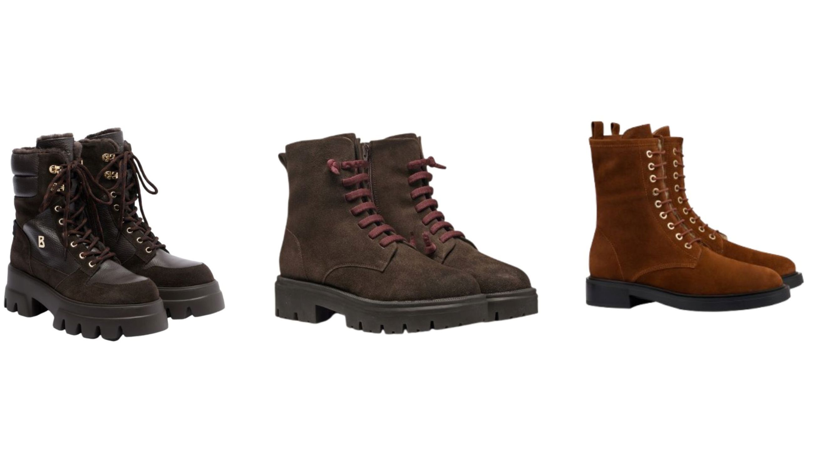 Anfibi di camoscio Bogner, Geox, Pollini - Credits: Courtesy Press Office