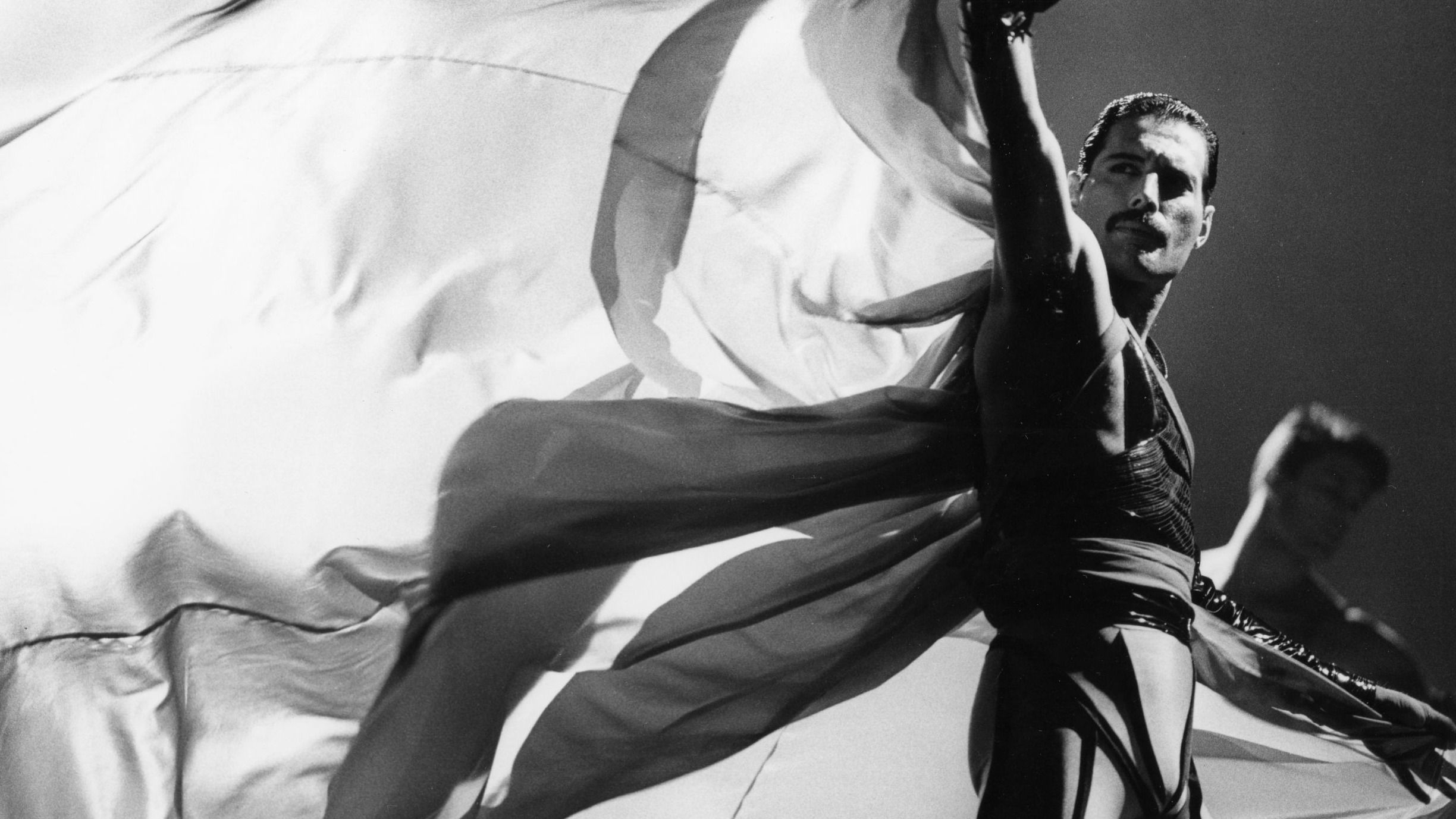 Freddie Mercury in the Made in Heaven music video. Photography by Simon Fowler © Mercury Songs Ltd - Courtesy Press Office 