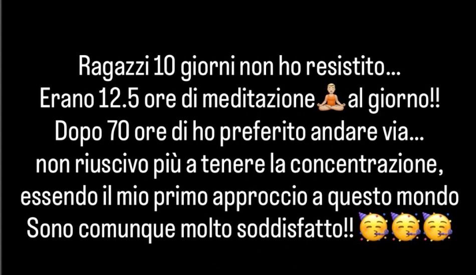 Storia Instagram Achille Costacurta