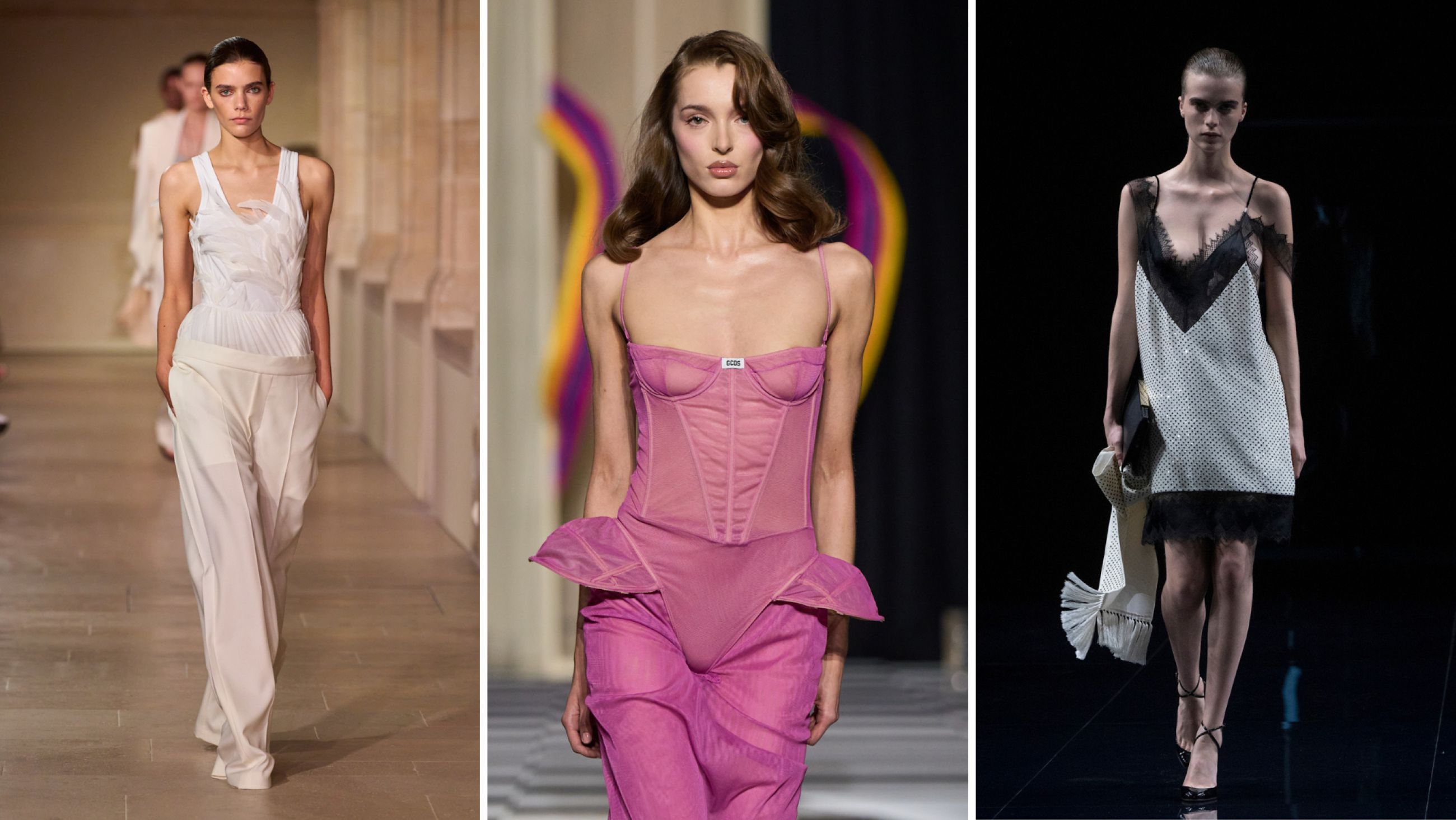 Tom Ford, Victoria Beckham, GCDS SS26 - Credits Launchmetrics