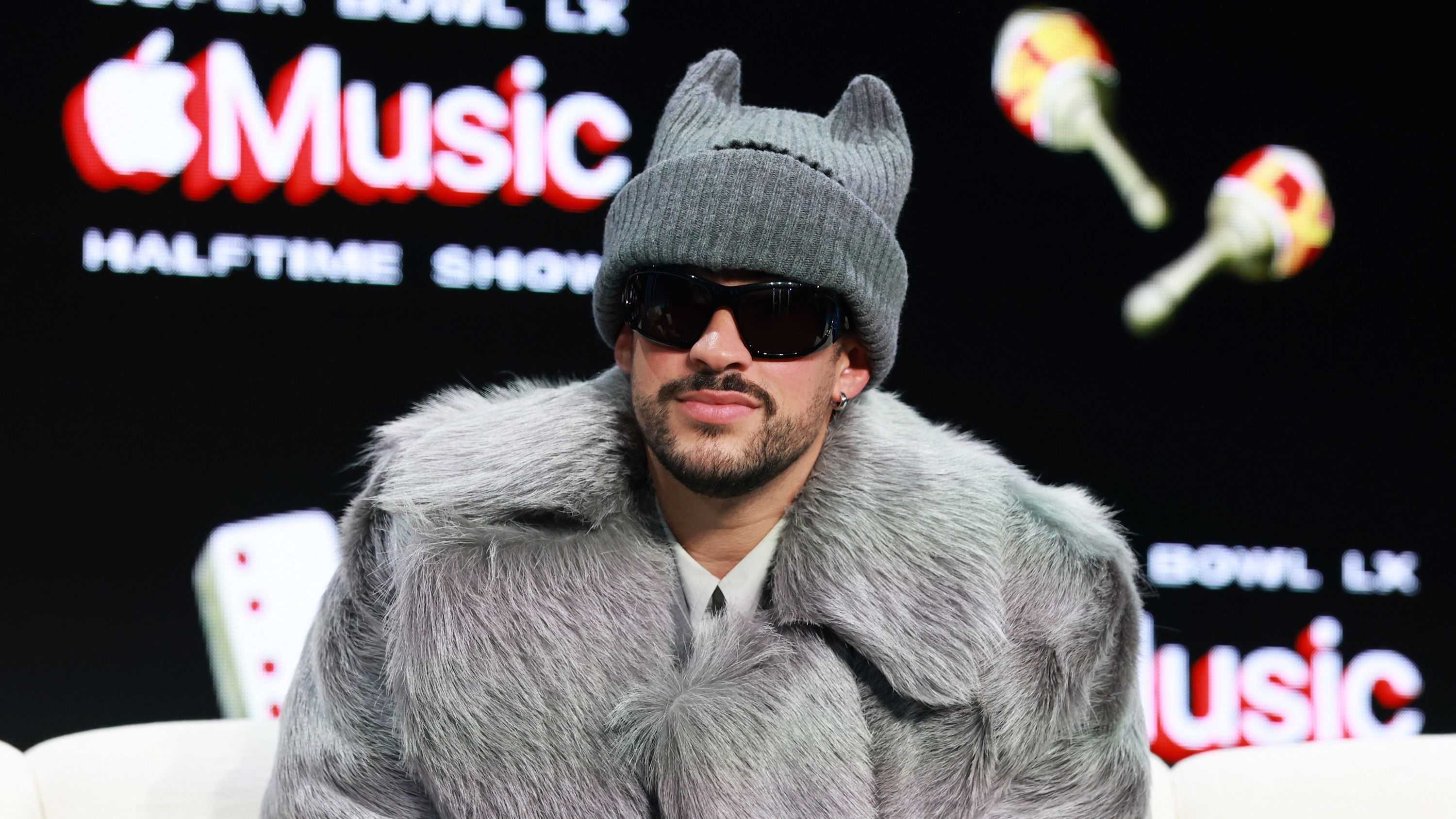 Bad Bunny durante il Super Bowl LX Halftime Show - Credits: Getty Images 