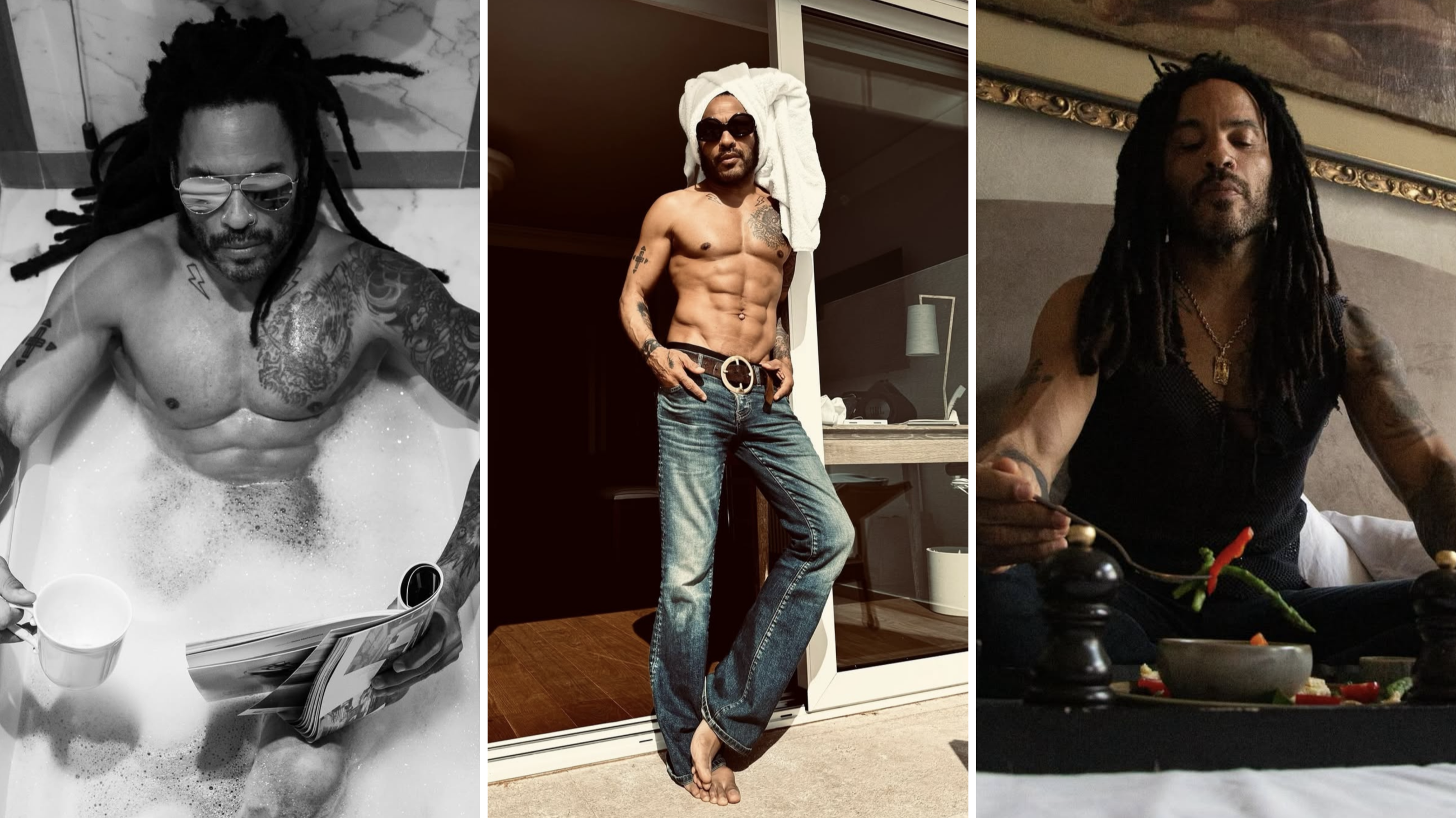 Dal profilo Instagram di Lenny Kravitz
