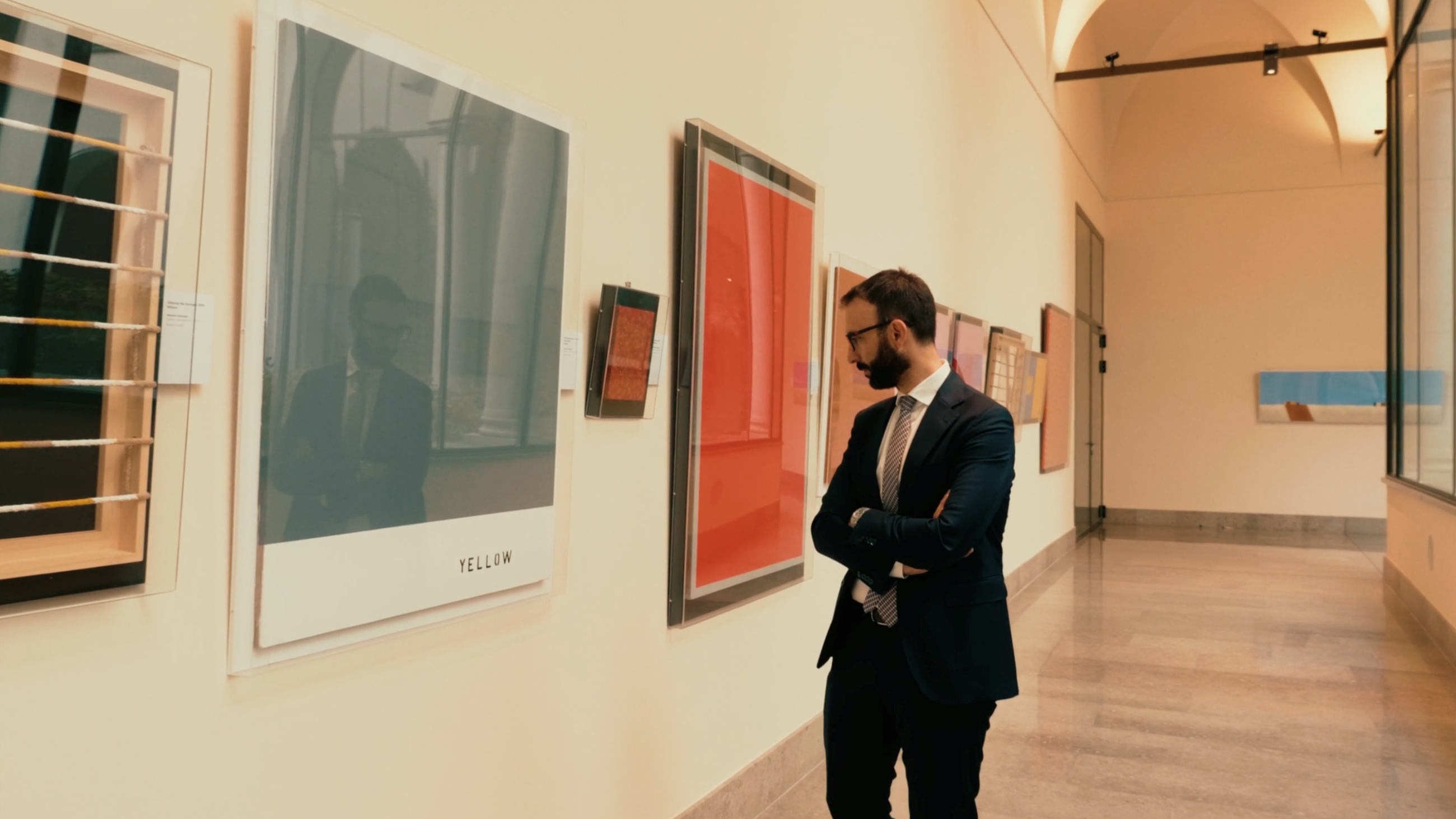 Dall'ultima esposizione milanese dell'artista nel 2023 presso lo spazio Roseto di Milano 
Courtesy Press Office