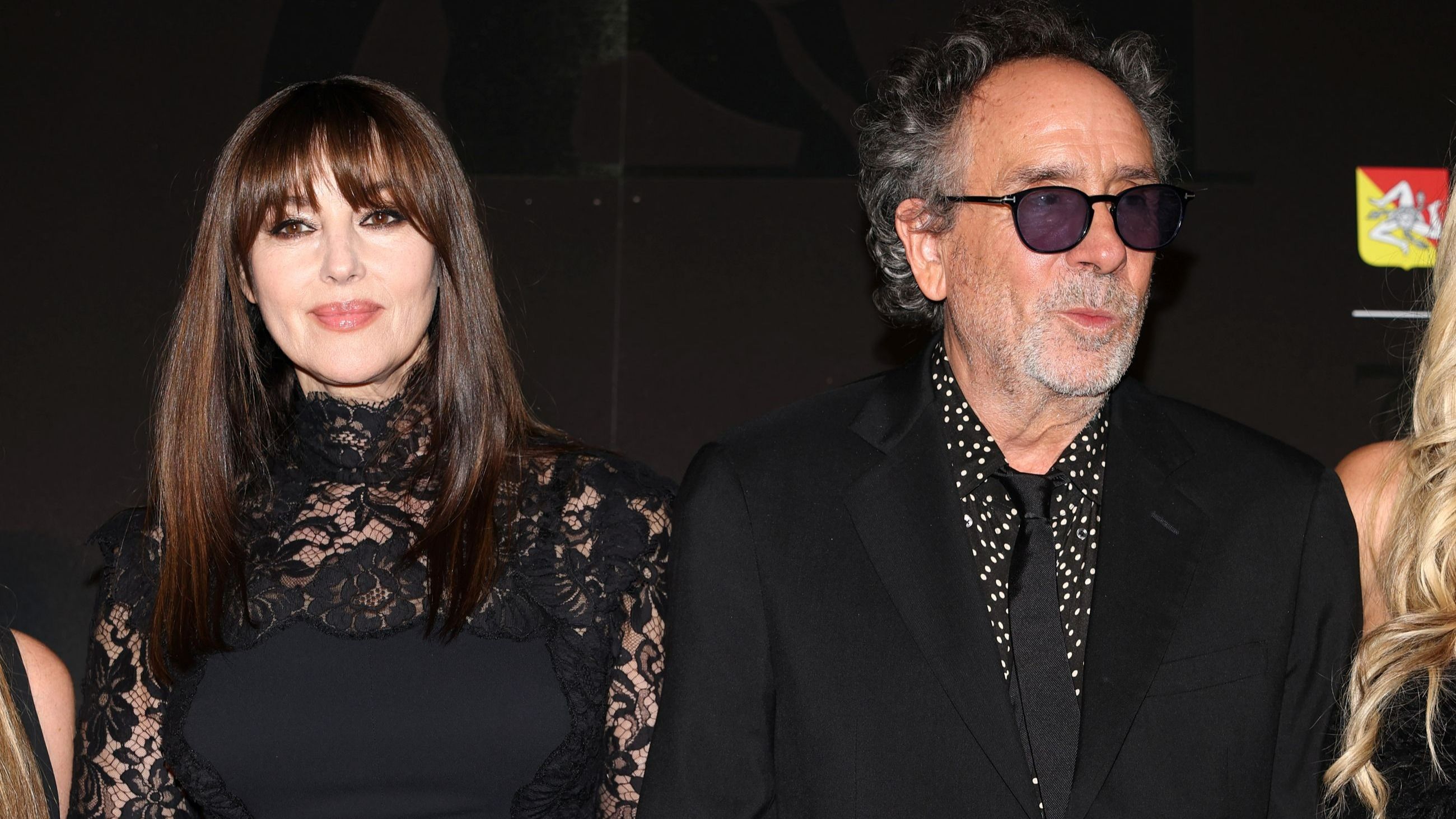 Monica Bellucci e Tim Burton alla 71esima edizione del Taormina Film Festival, 2025 
Credits Getty Images
